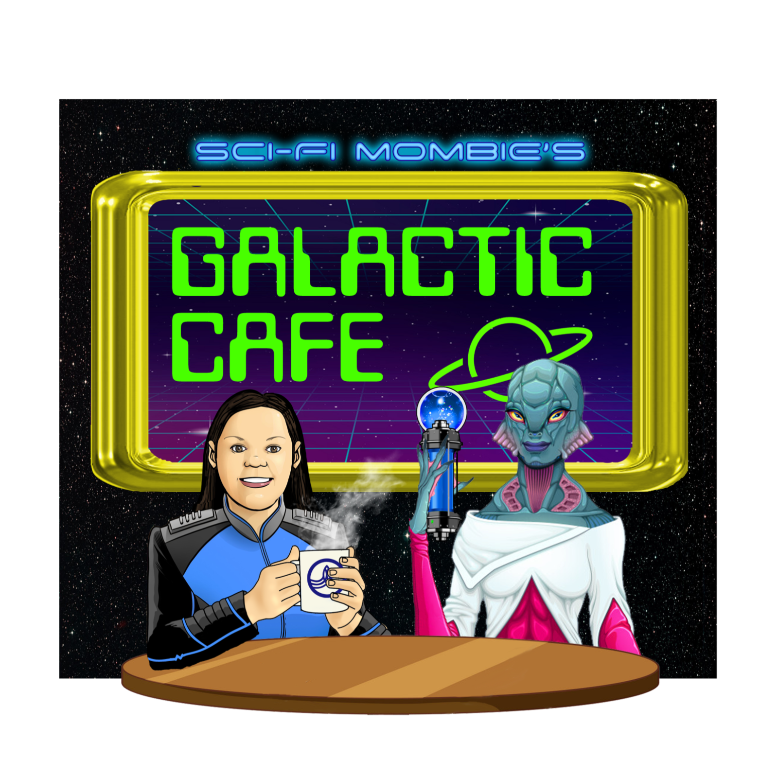 SciFiMombie Galactic Cafe 6-24-24 episode artwork