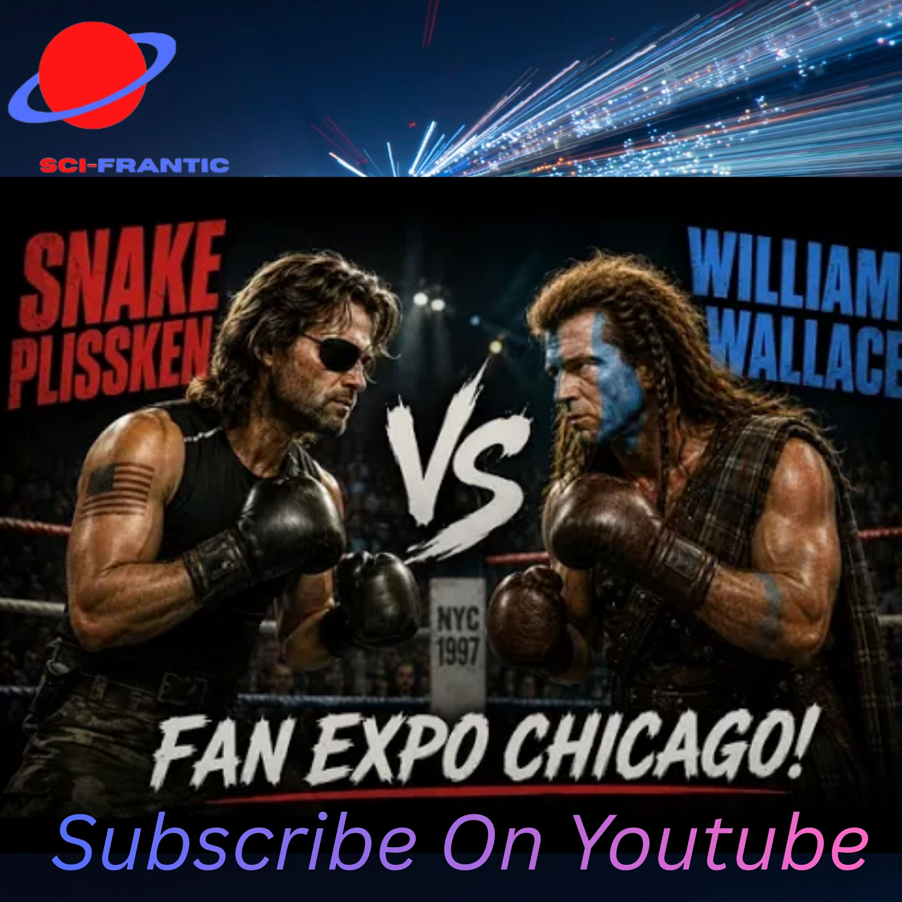 Fan Expo Chicago's Epic Showdown! Who are you getting  Mel Gibson vs Kurt Russell episode artwork