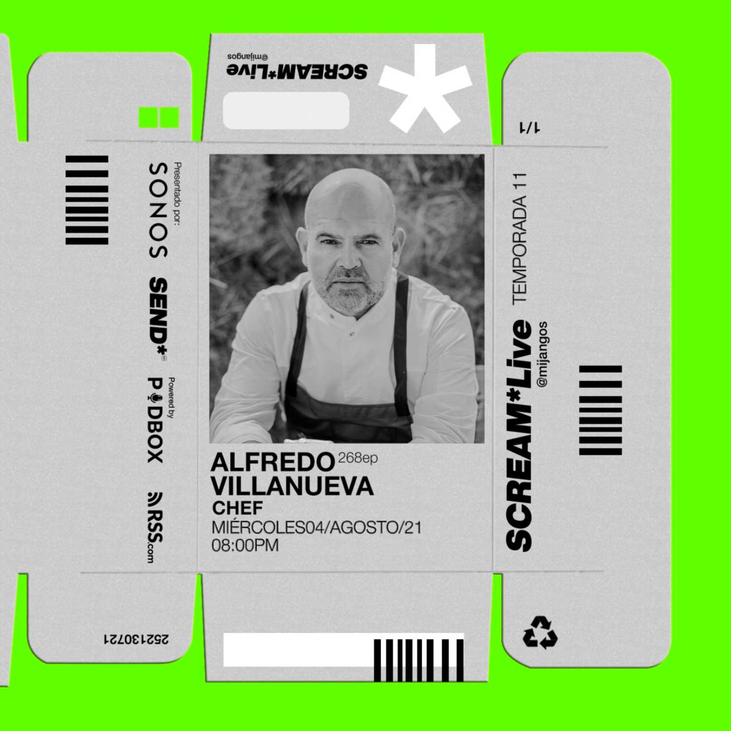 Scream*Live - Ep.268 - ALFREDO VILLANUEVA