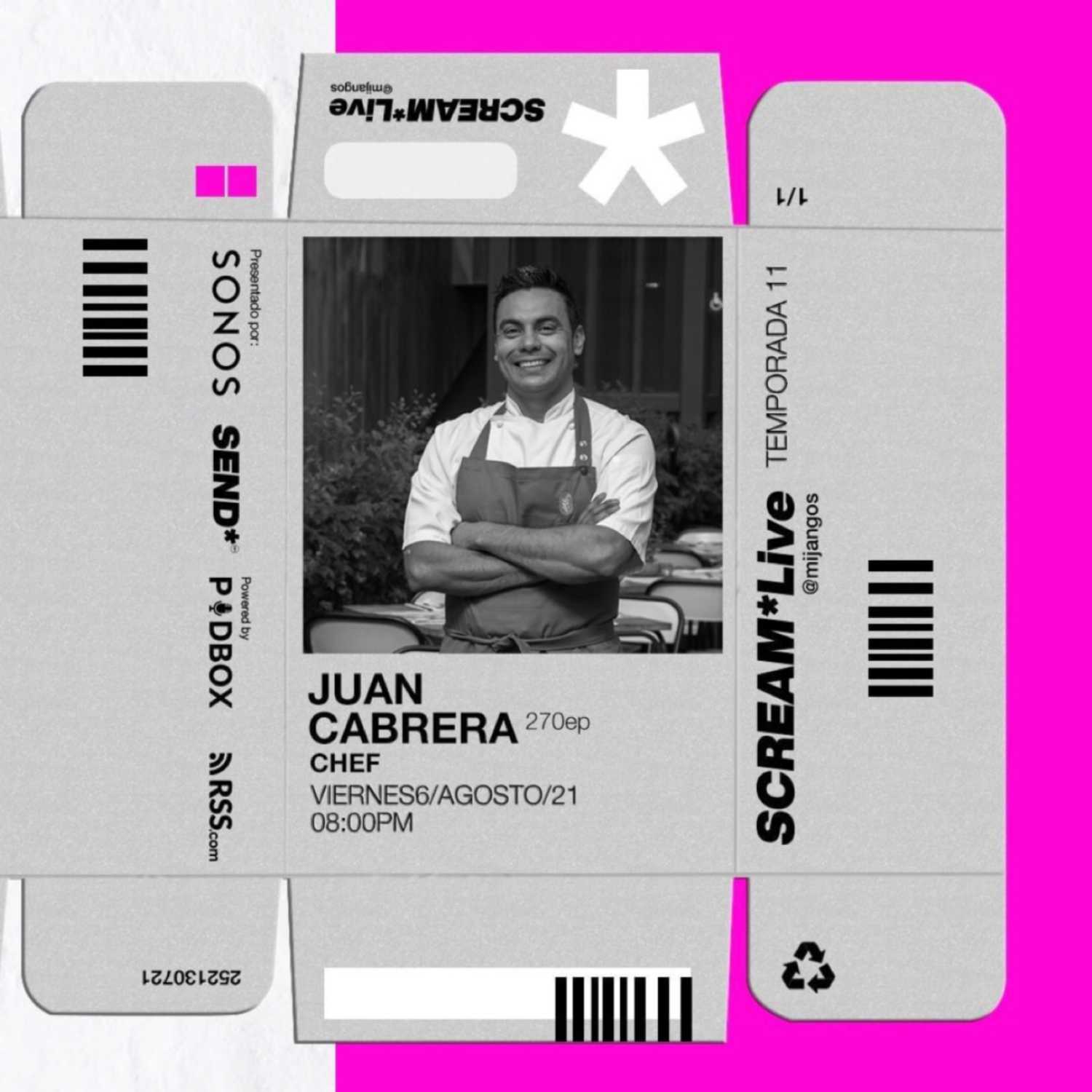 Scream*Live - Ep.270- JUAN CABRERA