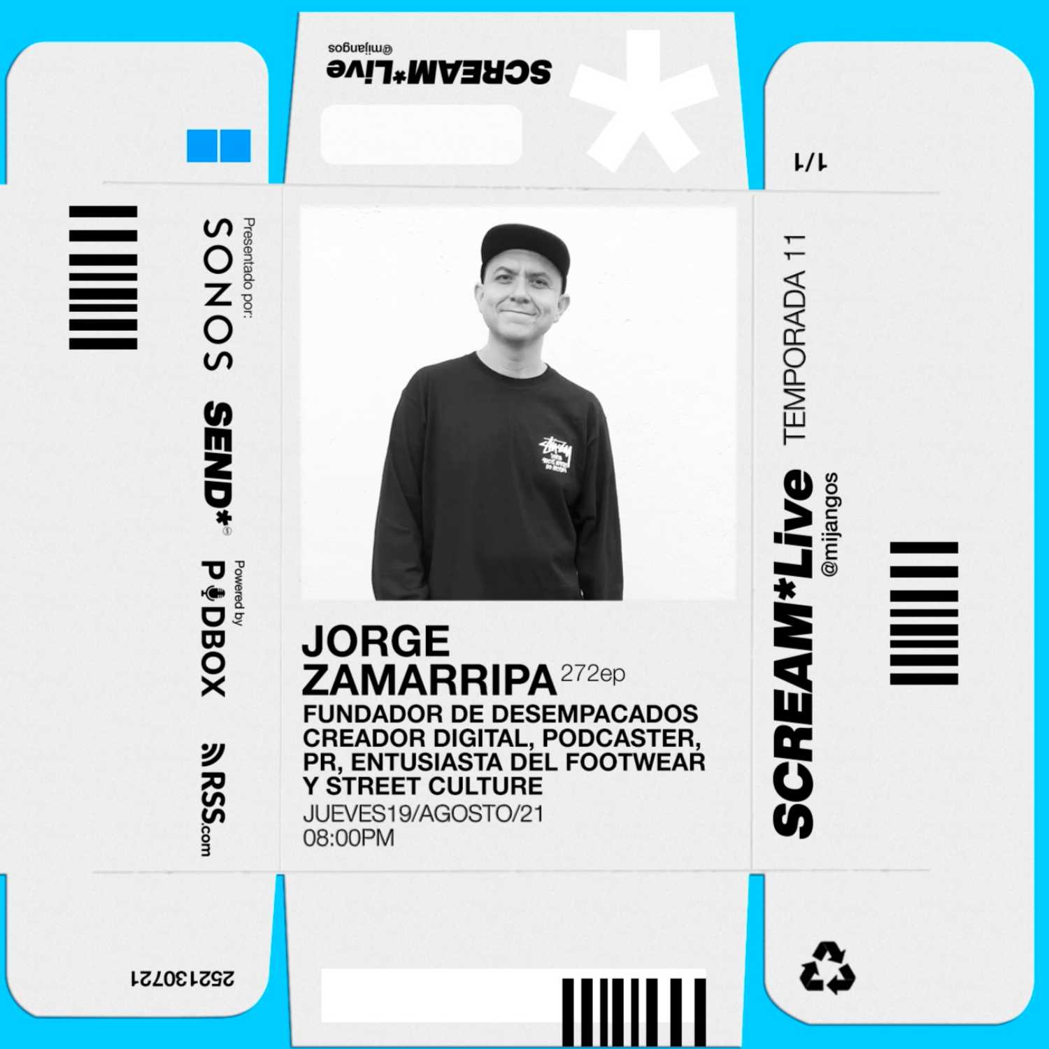 Scream*Live - Ep.272 - JORGE ZAMARRIPA