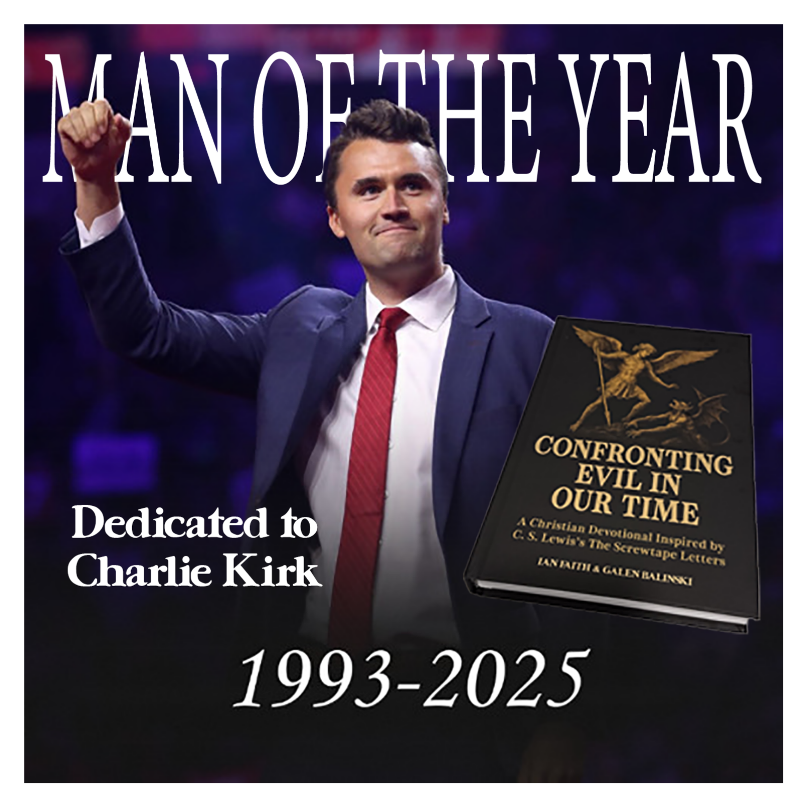 BREAKING: Man of the Year: Charlie Kirk. BREAKING: Man of the Year: Charlie Kirk.