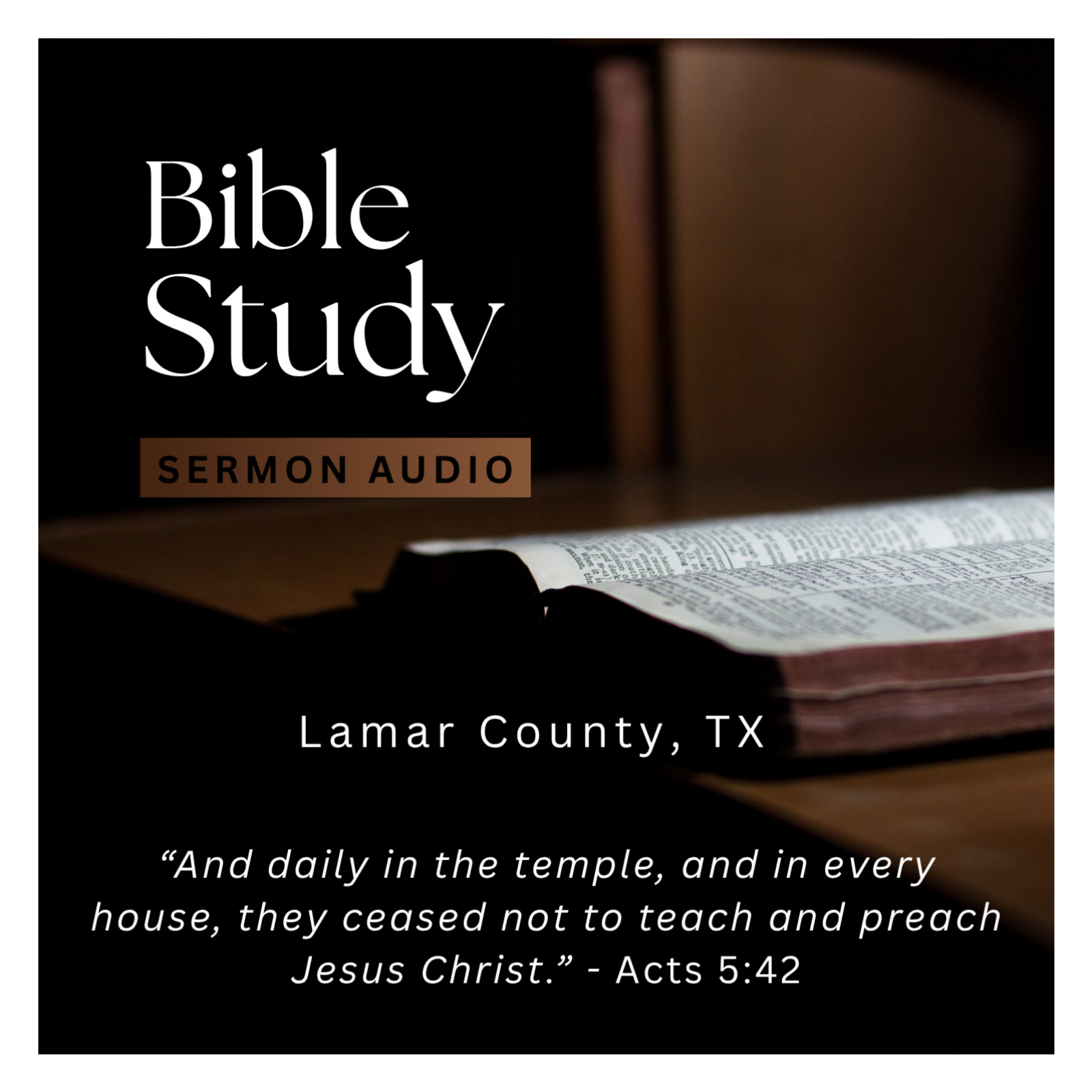 Bible Study - The Fear of Man episode artwork
