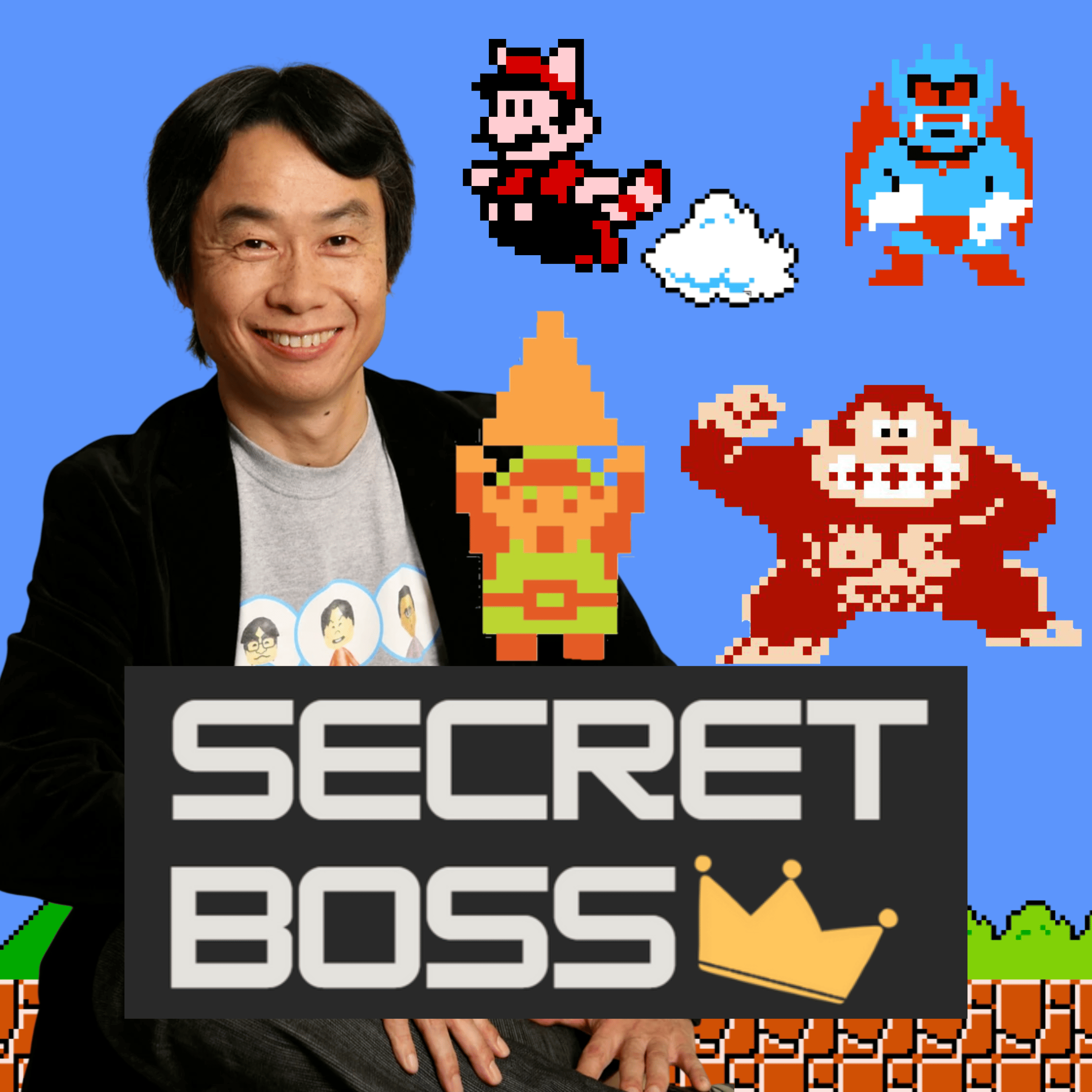 Shigeru Miyamoto, The Mario Guy. You Know Him, Right? (Super Mario Bros, Donkey Kong, Super Mario 64, The Legend of Zelda, Devil World, Excitebike, Kung Fu) episode artwork
