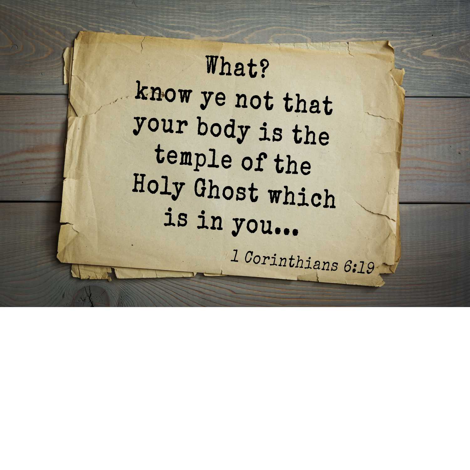 Thus Sayeth the Lord