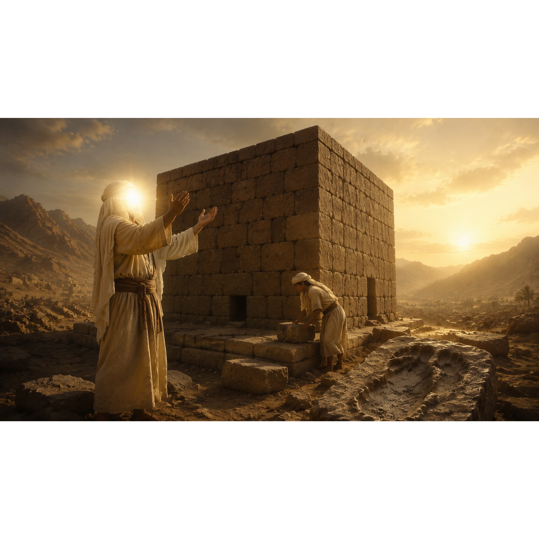 Ismail Membangun Kabah Bersama Ibrahim