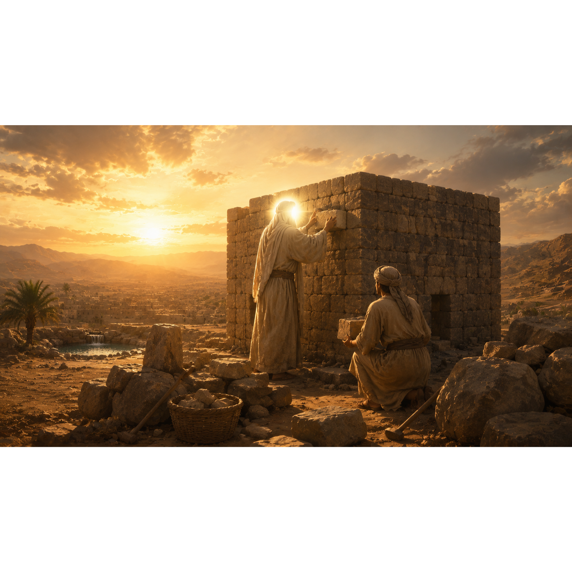 Ibrahim Membangun Kabah Bersama Ismail