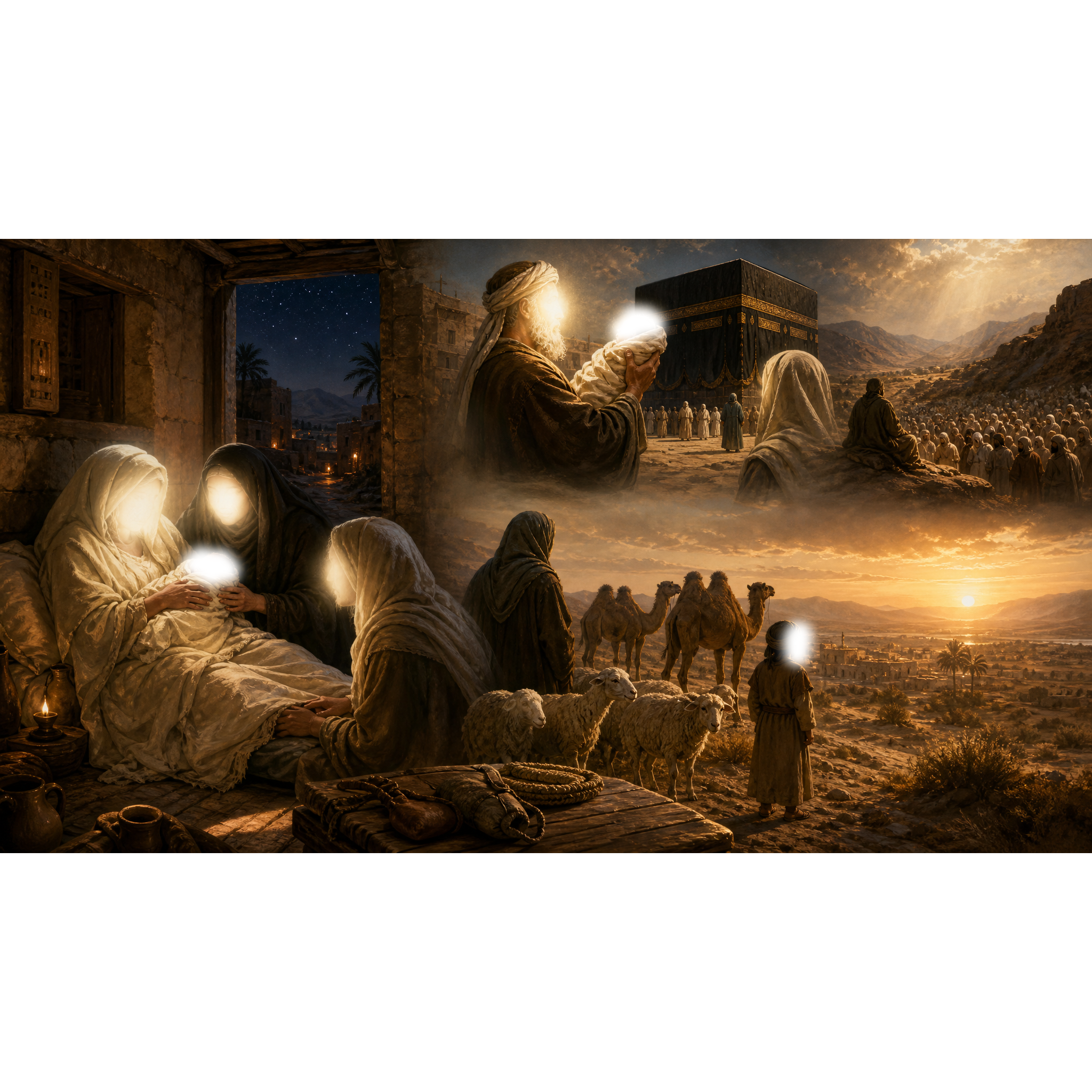 Kelahiran Nabi Muhammad di Mekkah 571 M