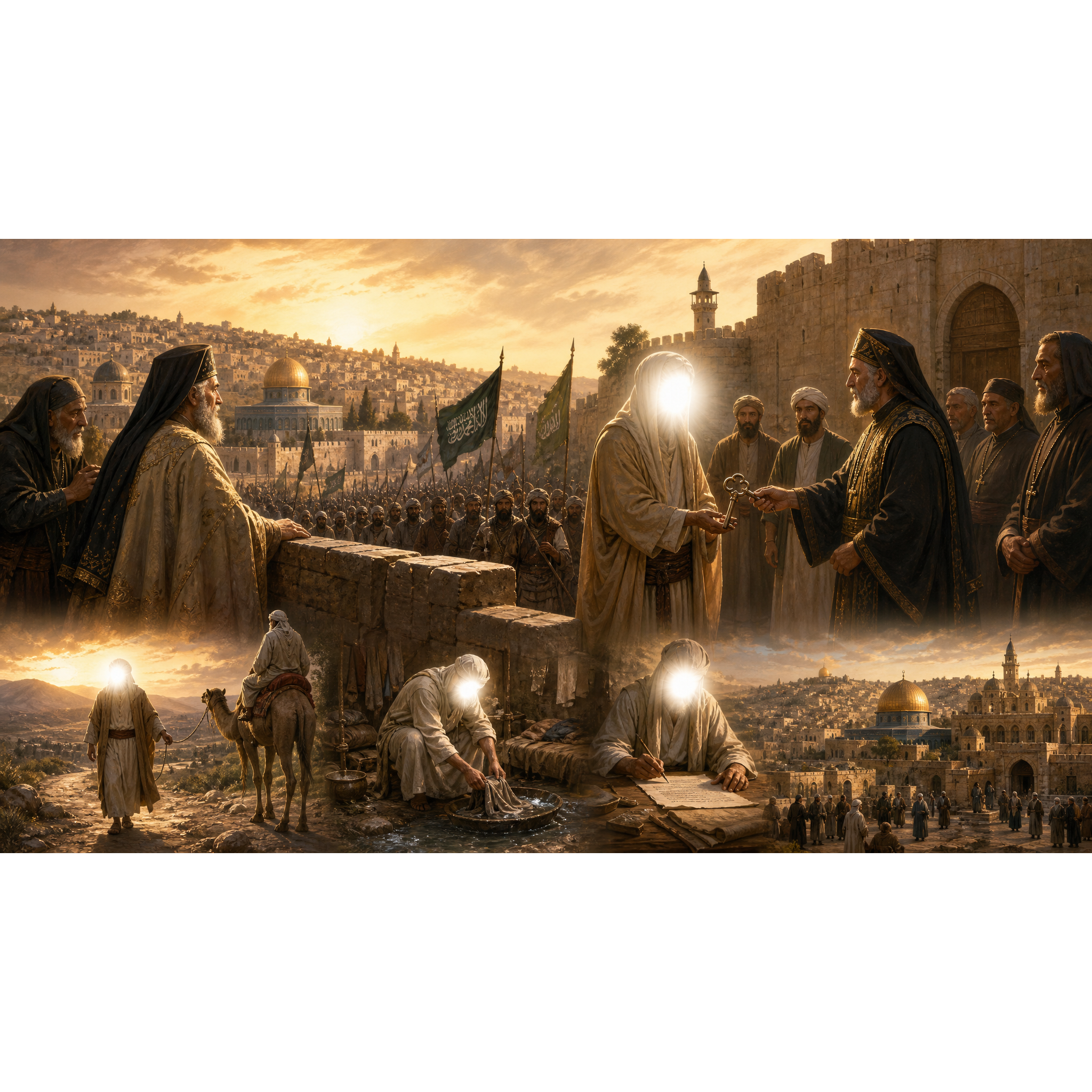 Penaklukan Baitul Maqdis, Yerusalem episode artwork