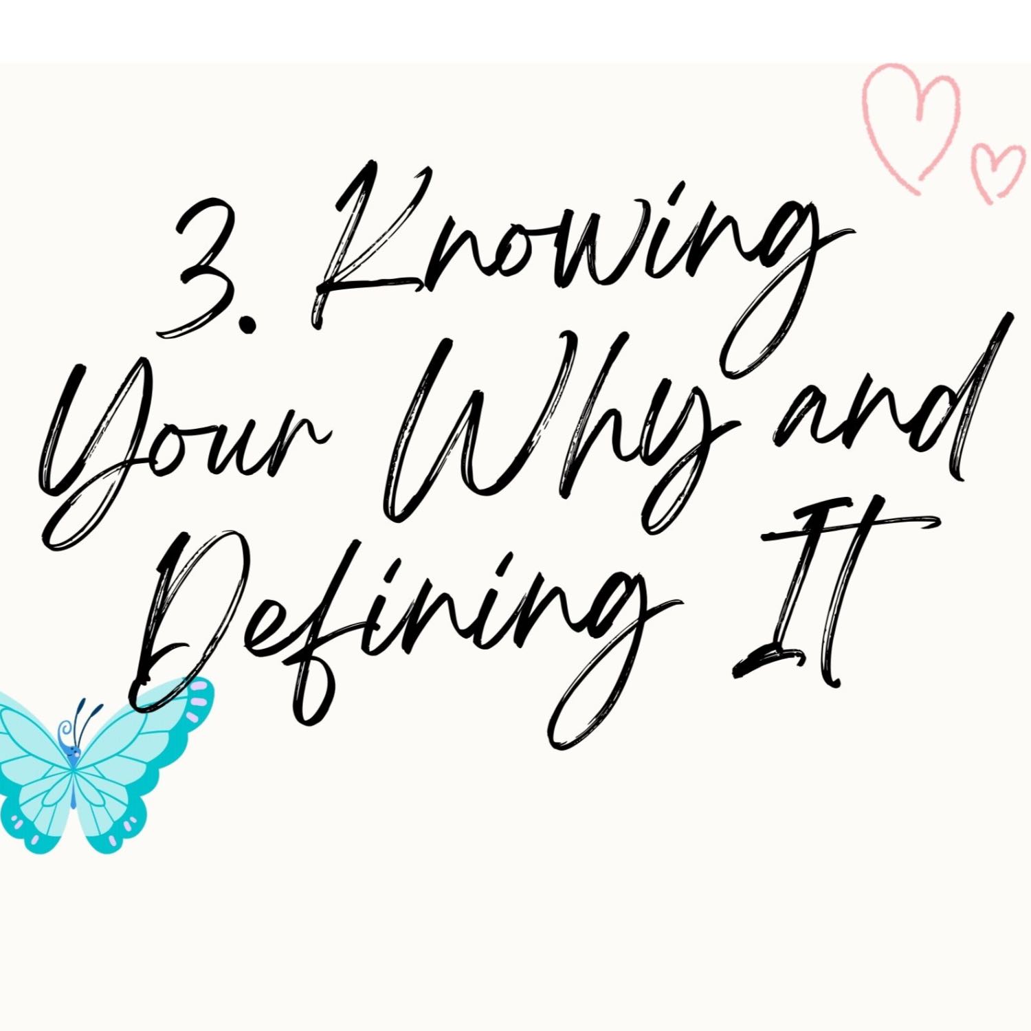 3. Knowing Your Why and Defining It episode artwork
