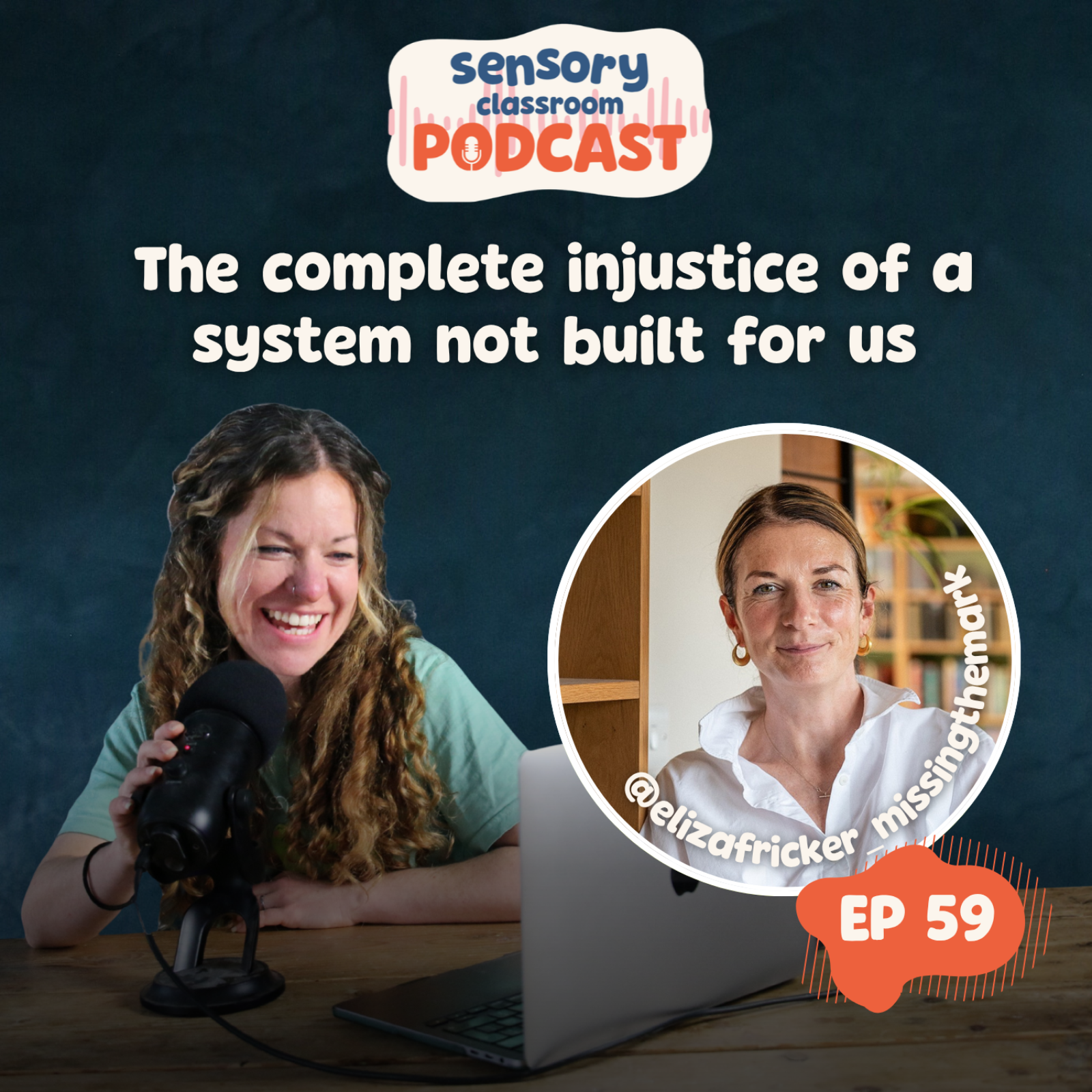 EP 59: The complete injustice of a system not built for us with Eliza Fricker