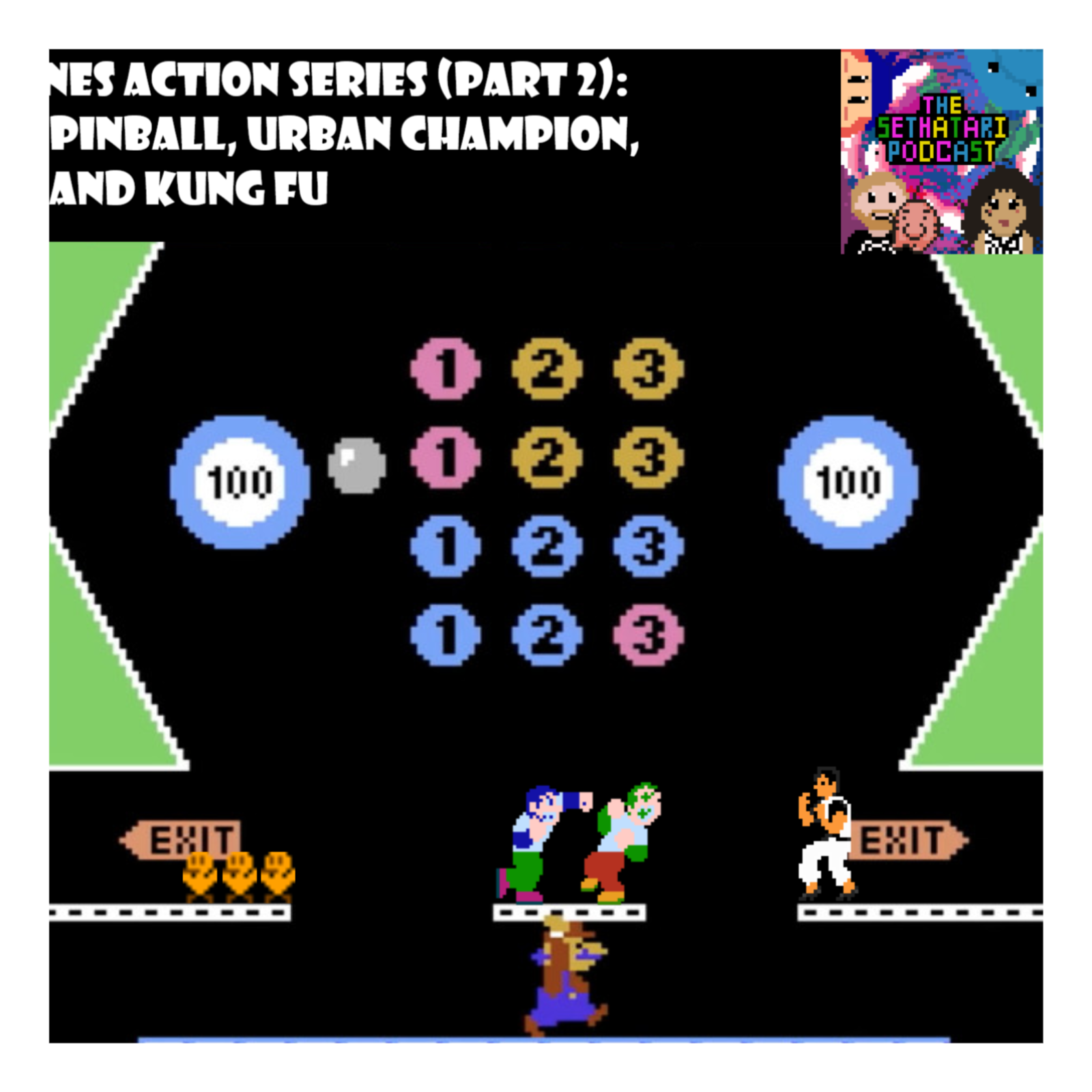 NES Action Series (Part 2): Pinball, Urban Champion, and Kung Fu episode artwork