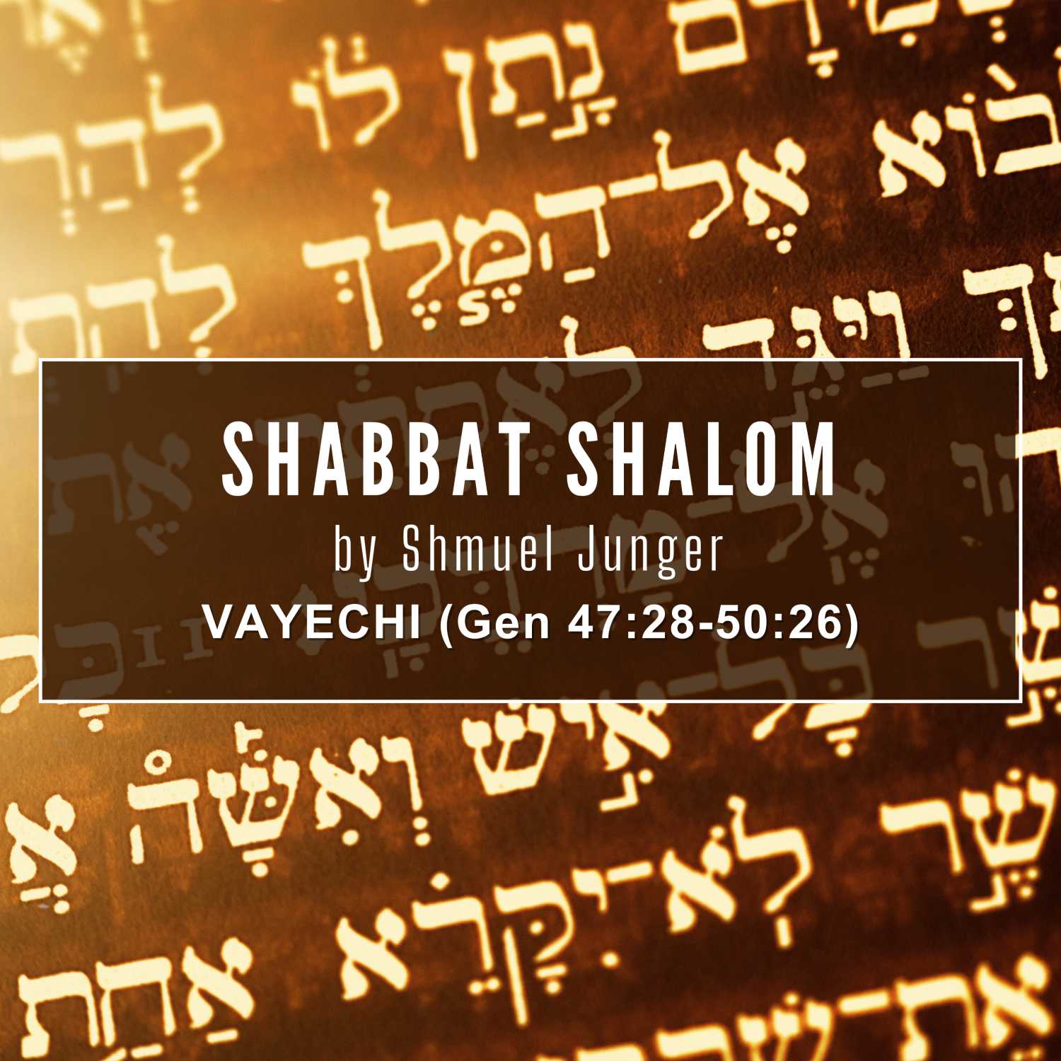 Shabbat Shalom from Shmuel!