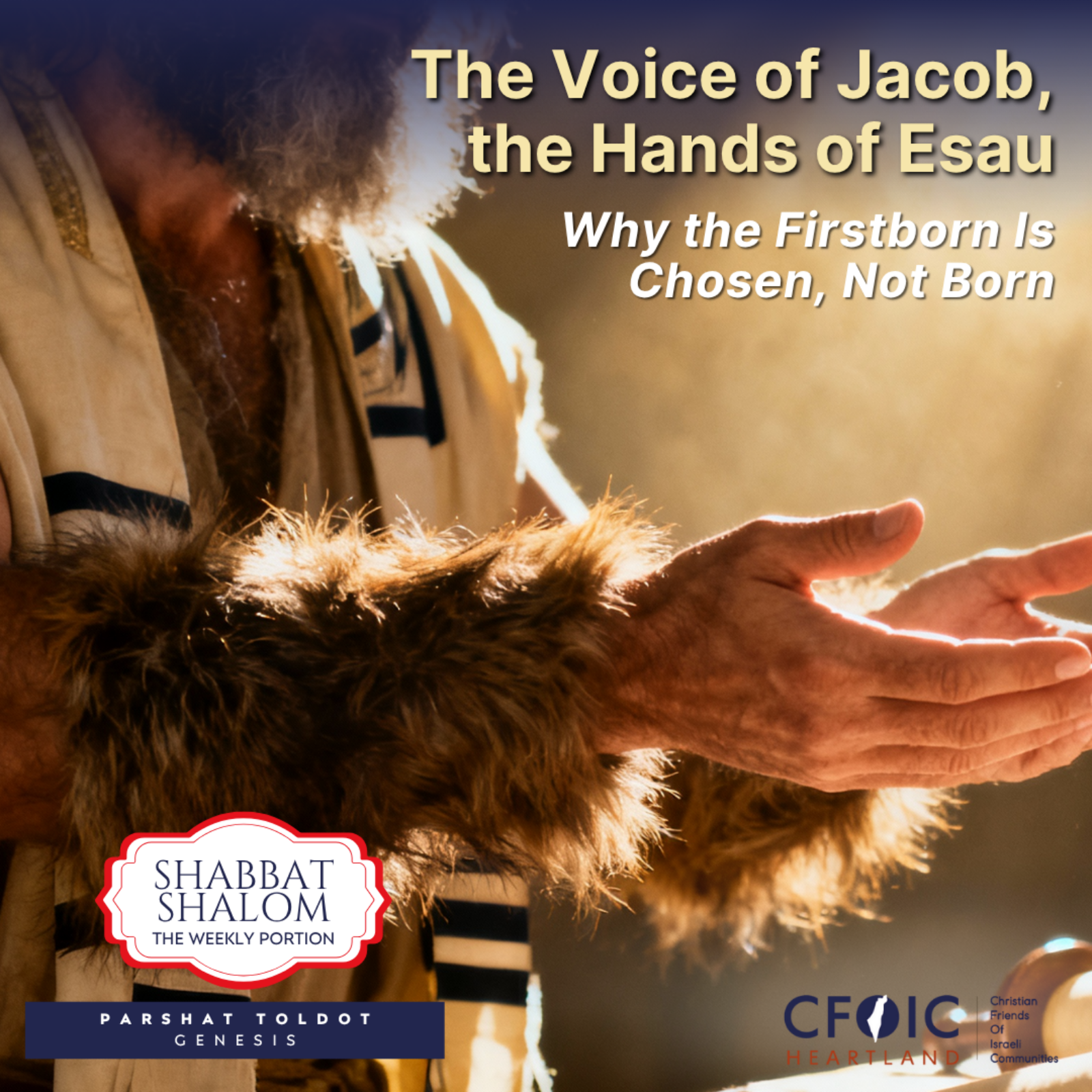The Voice of Jacob, the Hands of Esau: Why the Firstborn is Chosen, Not Born