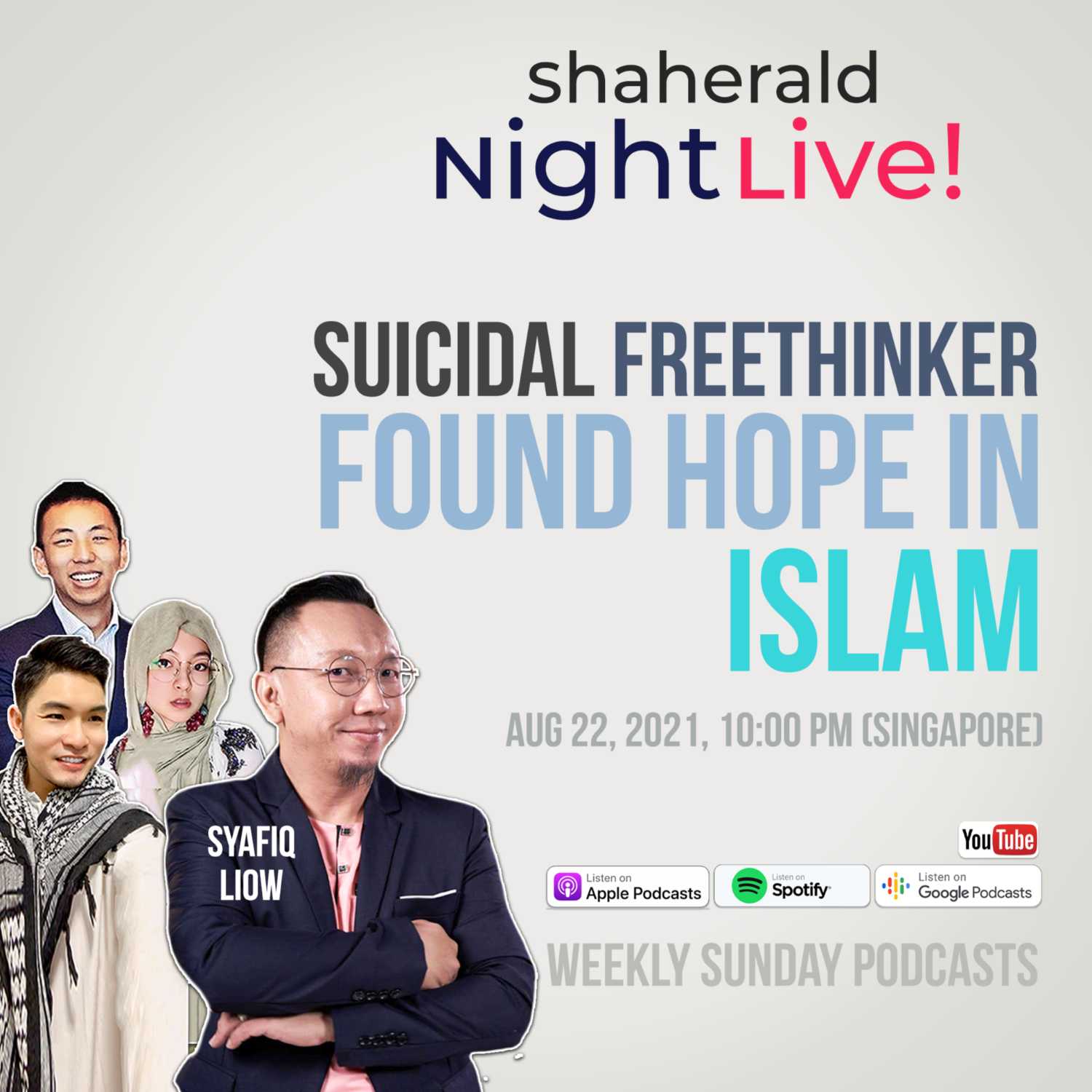 Shaherald Night Live! - S2E2 - Suicidal Freethinker Found Hope in Islam