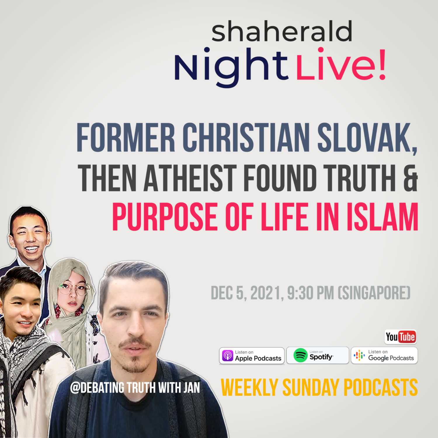 Shaherald Night Live! - S3E1 - Former Christian Slovak Found Truth and Purpose of Life in Islam