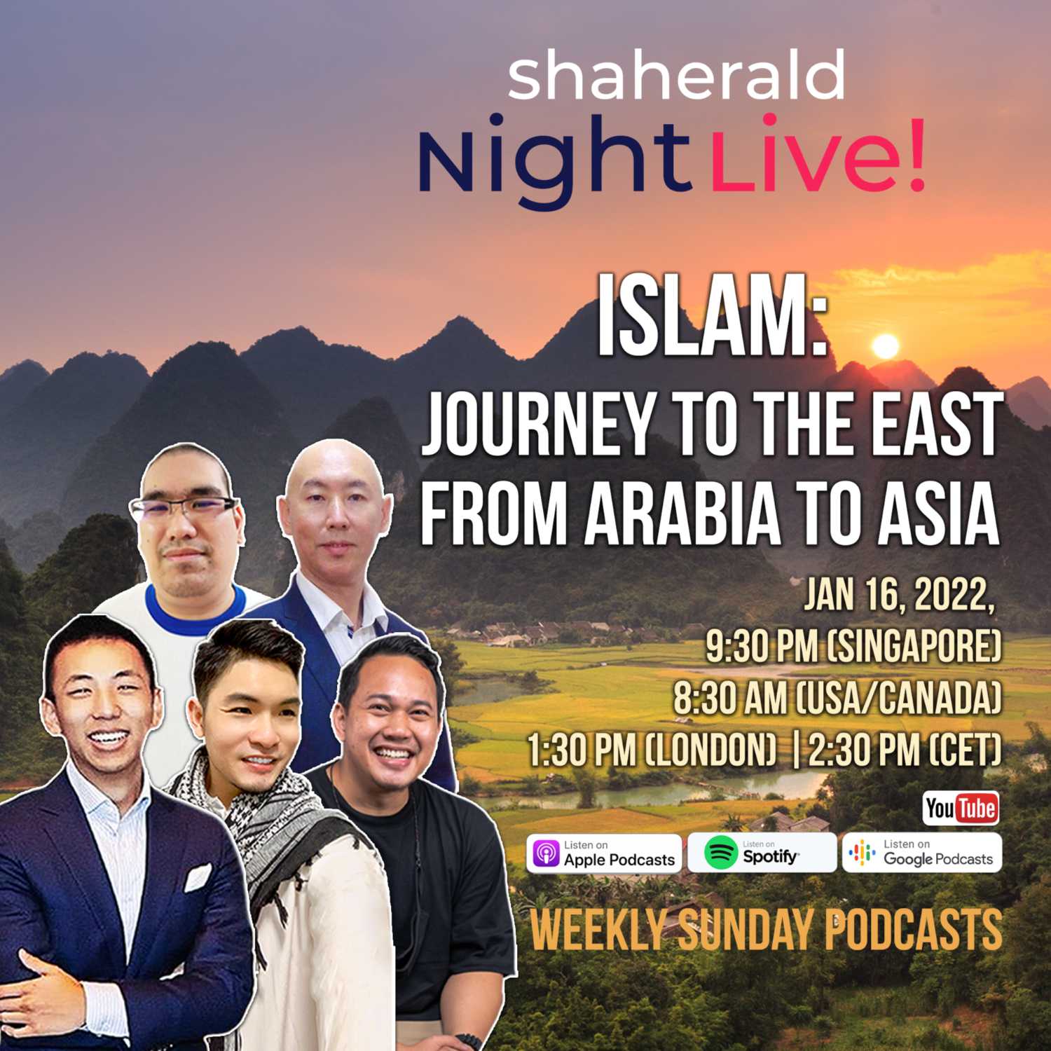 Shaherald Night Live! - S3E4 - Islam - Journey to the East From Arabia to Asia