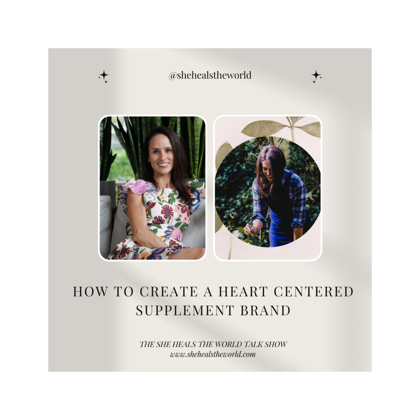 How to create a heart centered supplement brand