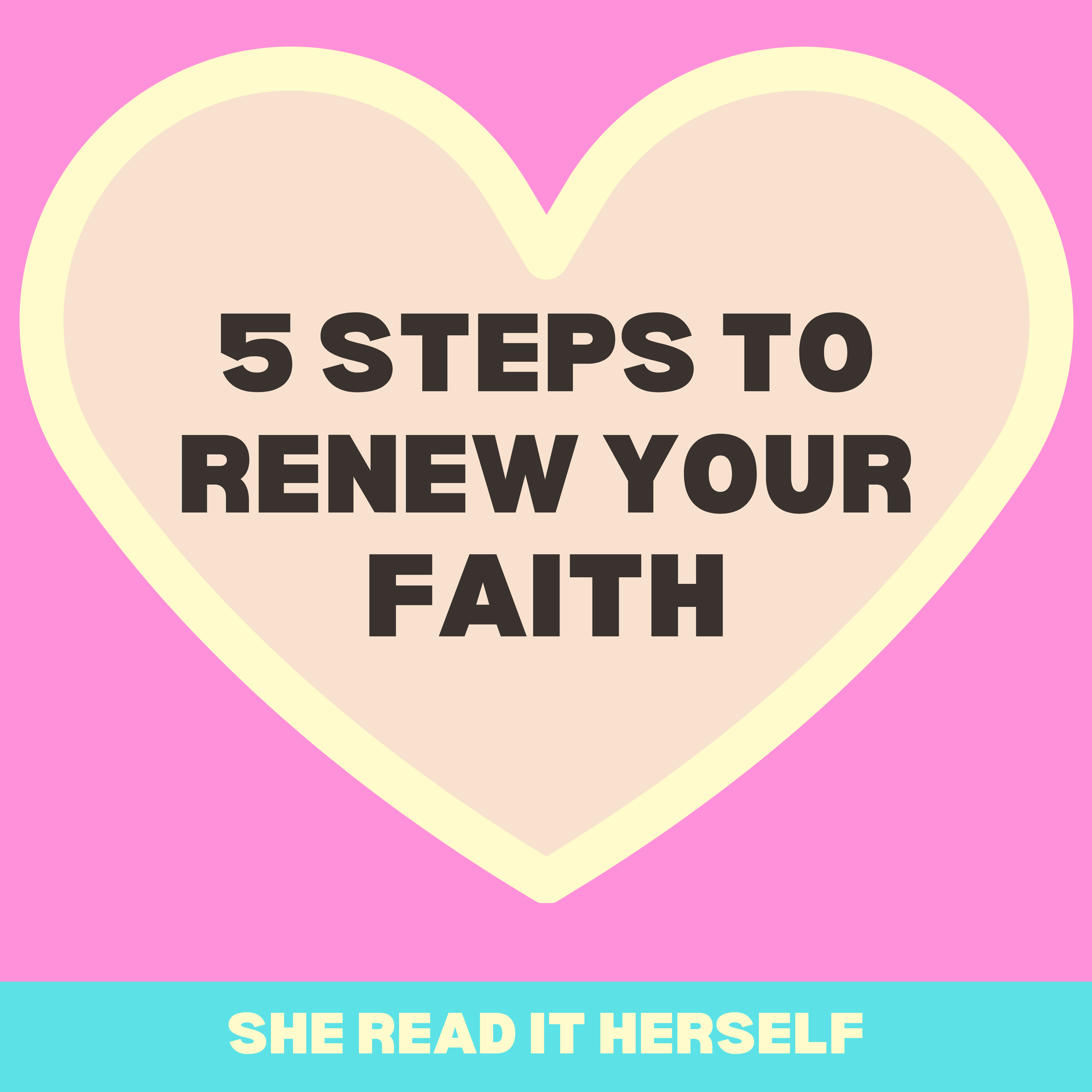 For when you're having a 'shaky faith' day : renewing your faith : Christian women podcast : woman Bible Study episode artwork