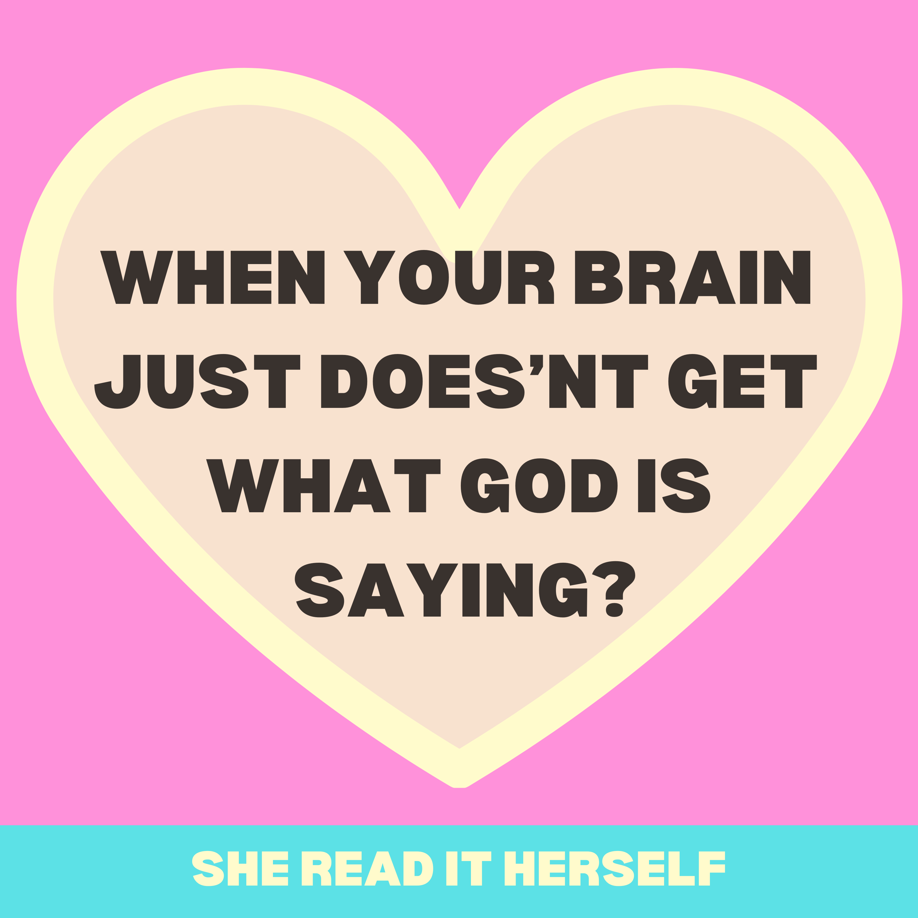 When your brain just doesn't get the answer : Christian women podcast : woman Bible study : Christian podcast episode artwork