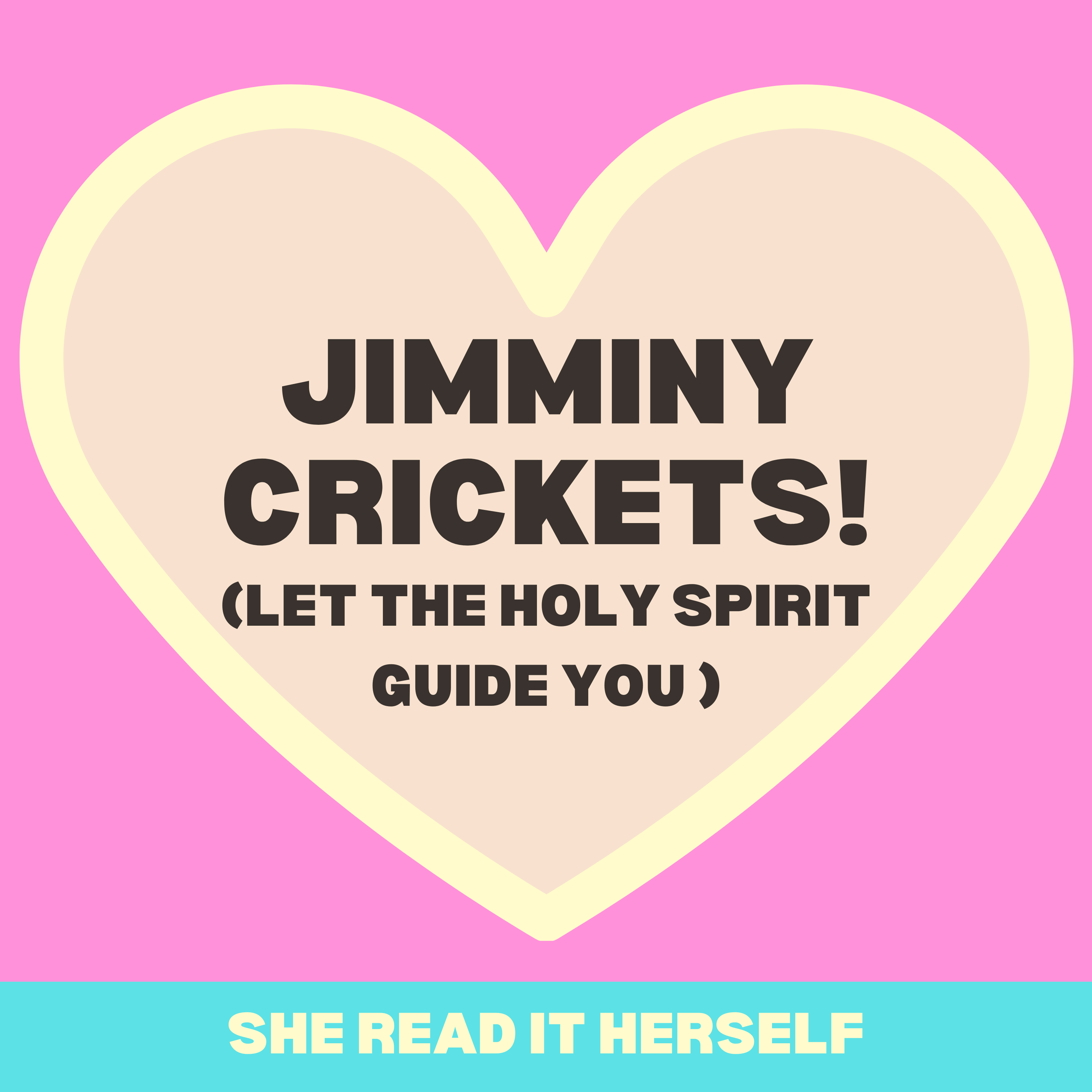 Jimminy Crickets! The Holy Spirit as your guide & sowing for others to reap : Christian women podcast : woman Bible Study episode artwork