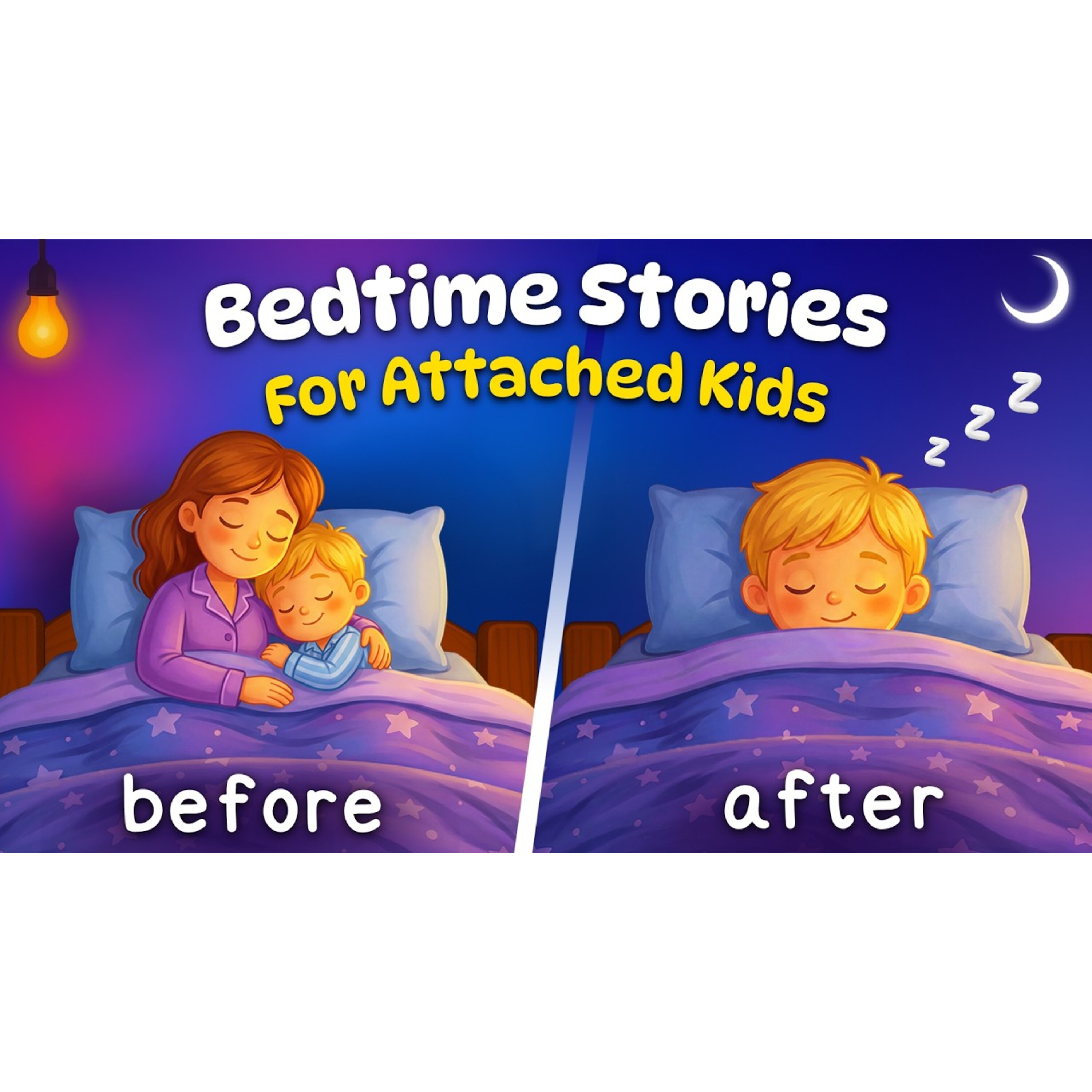 Bedtime Stories for Attached Kids Who Can't Sleep 💤 🌙 ✨ The Best Tales for Separation Anxiety 😴  - Kids Bedtime Stories episode artwork