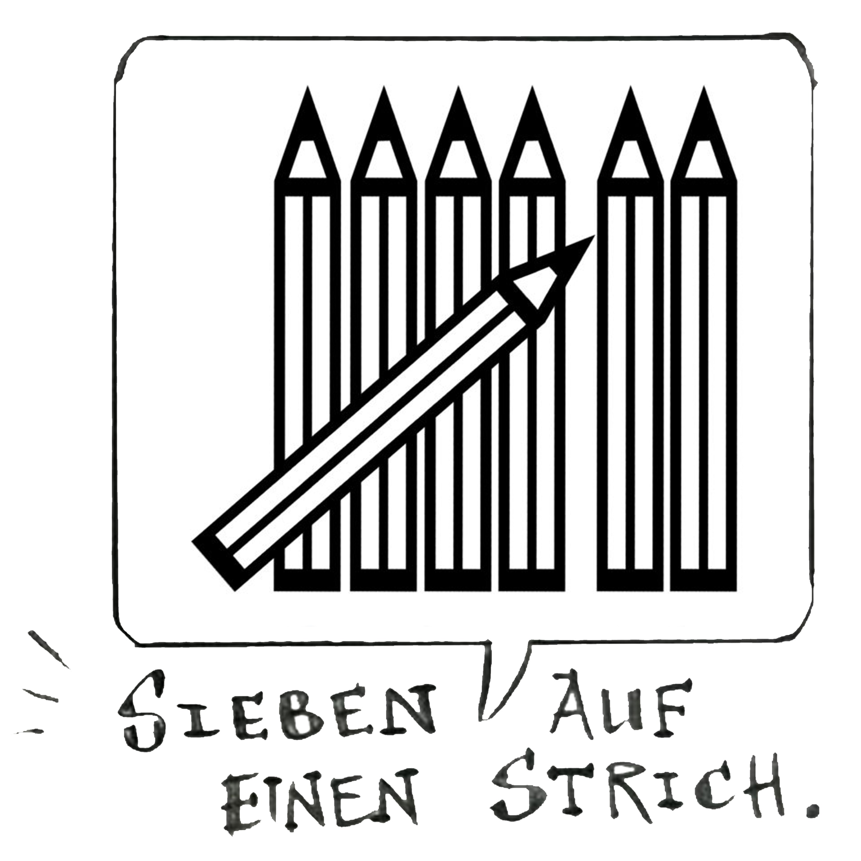 SIEBEN AUF EINEN STRICH - Interviews mit Zeichner*innen & Illustrator*innen podcast artwork