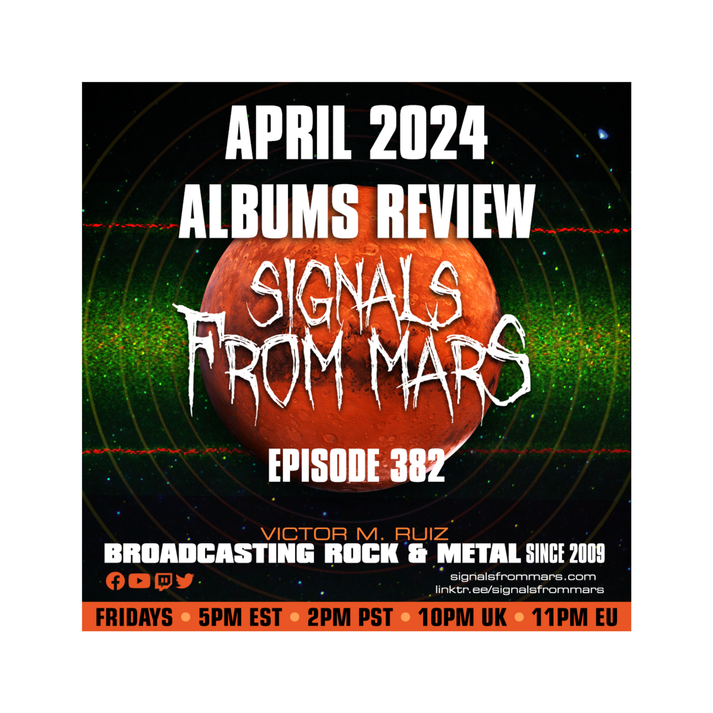 Signals From Mars - Episode 382 - April 2024 Albums Countdown