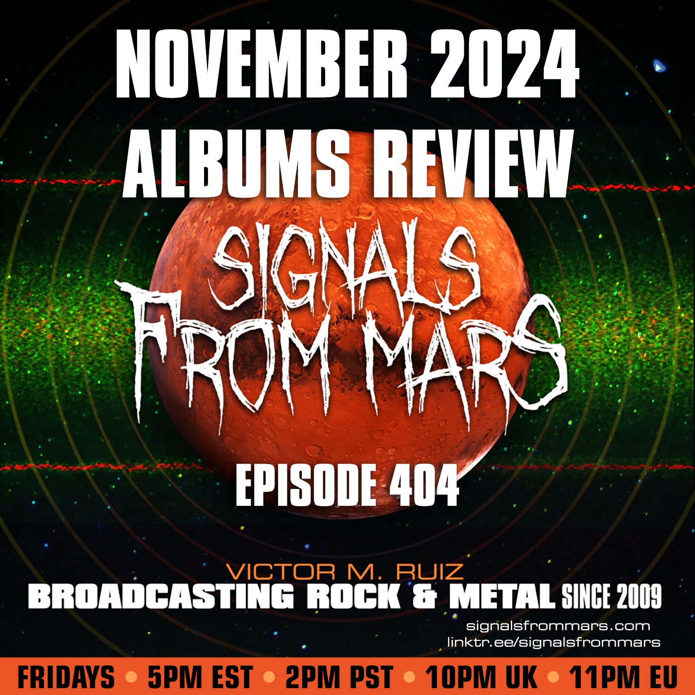 Signals From Mars - Episode 404 - November Albums Reivew