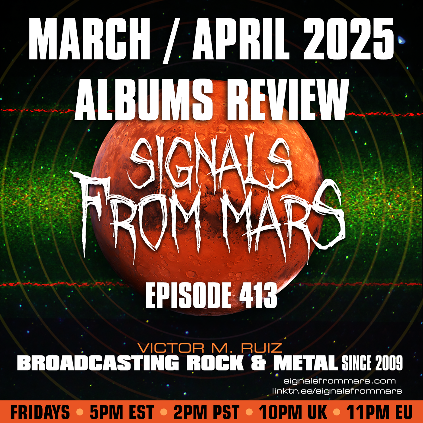 Signals From Mars - Episode 413 - March & April 2025 Albums Review