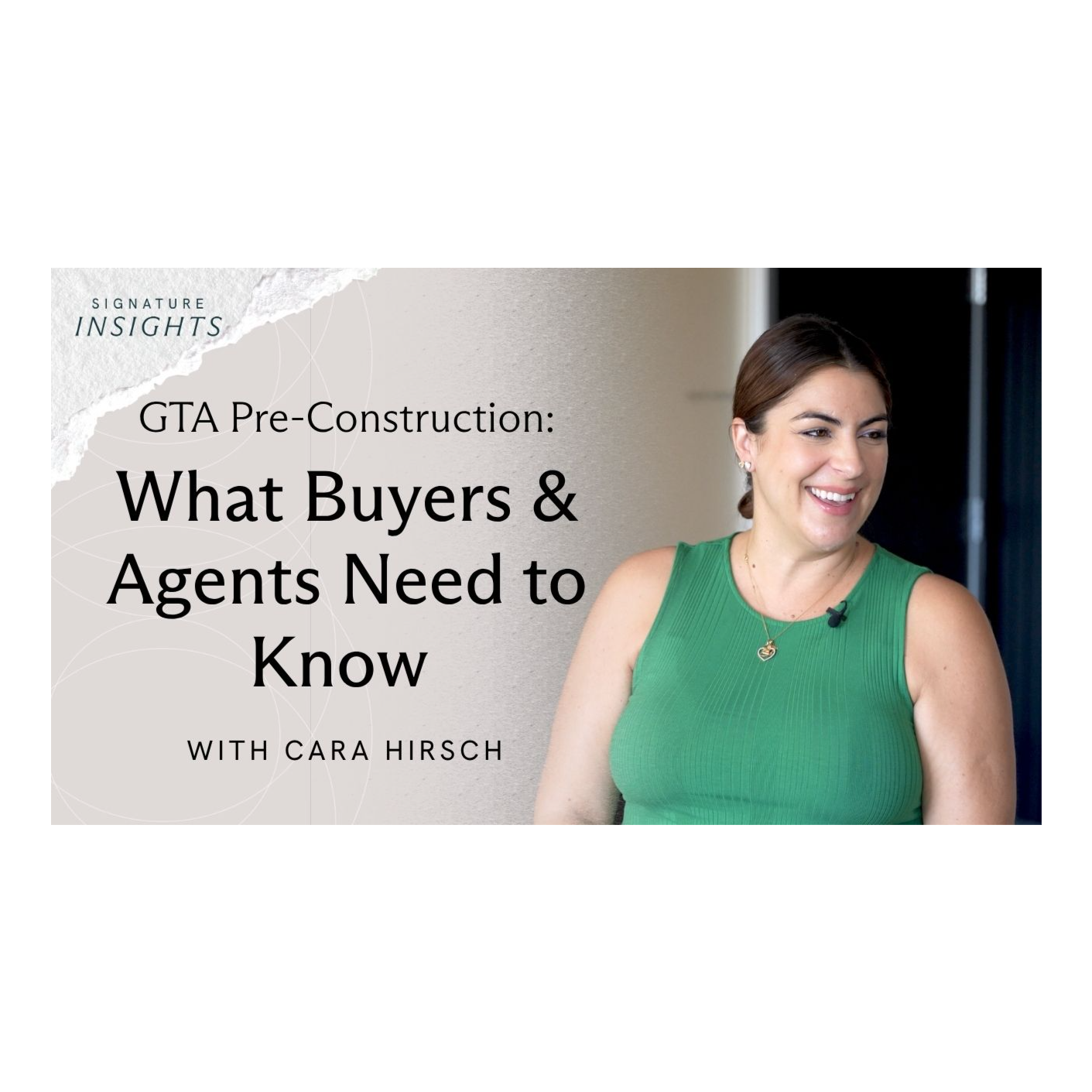 Pre-Construction Insider: What Buyers & Agents Need to Know with Cara Hirsch episode artwork