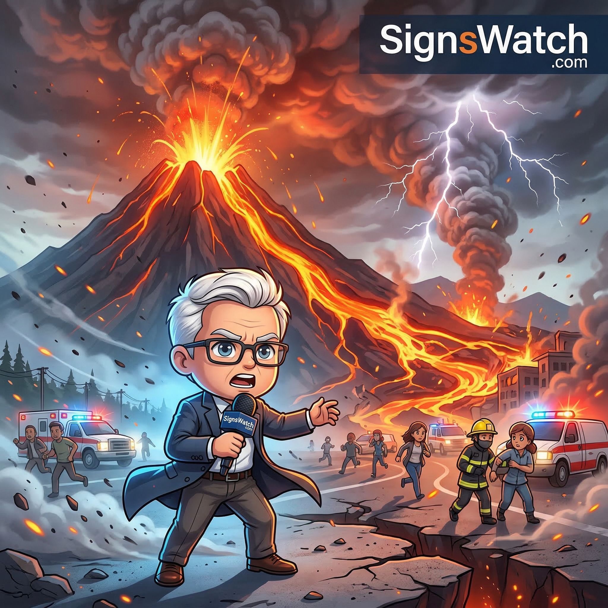 640 Pozzuoli RUPTURES 9KM Fault Line — Campi Flegrei Magma RISES as Vesuvius Link CONFIRMED episode artwork