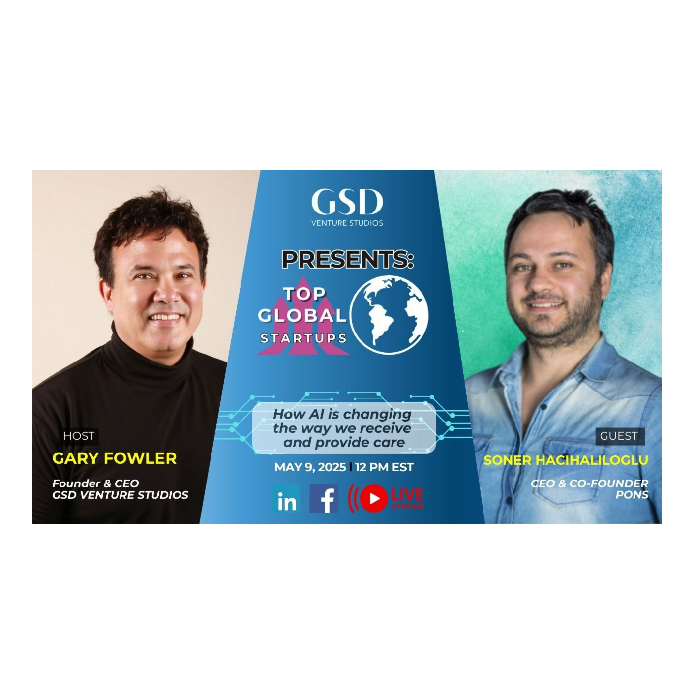 GSD Presents Top Global Startups with Soner Hacihaliloglu episode artwork