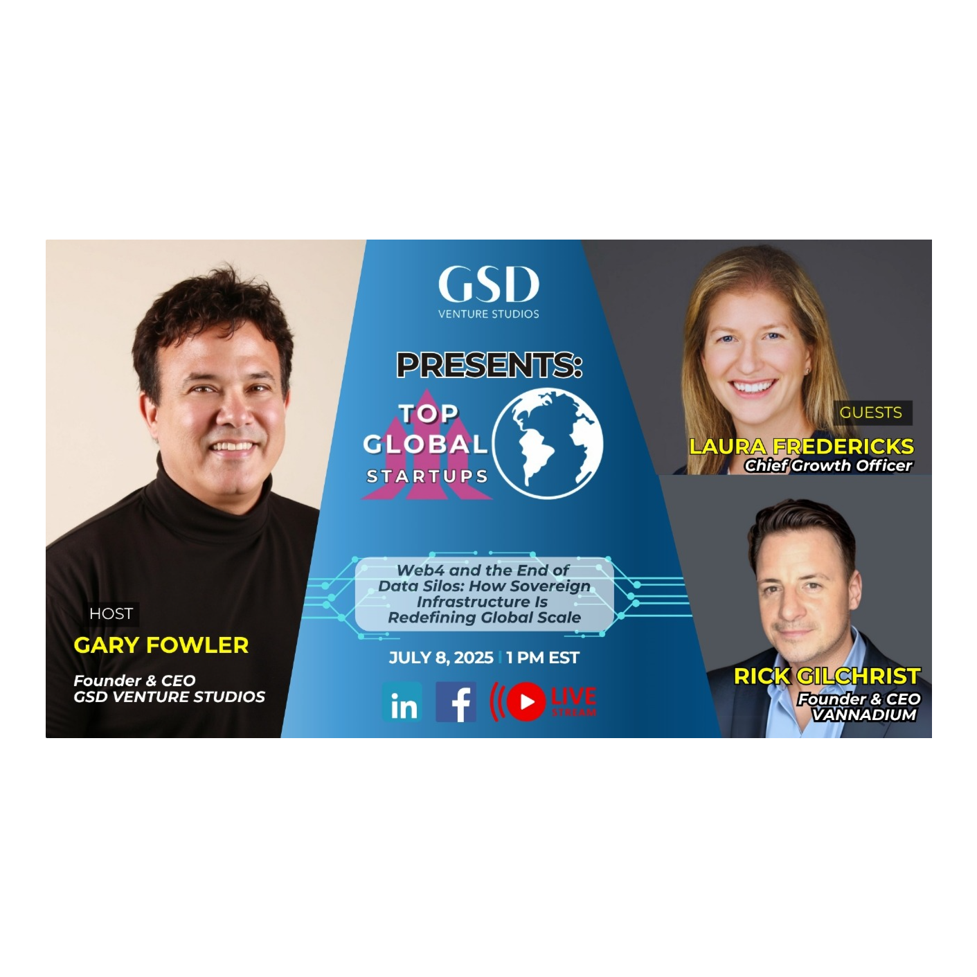 Top Global Startups Web4 and the End of Data Silos: How Sovereign Infrastructure Is Redefining Global Scale with Rick Gilchrist episode artwork