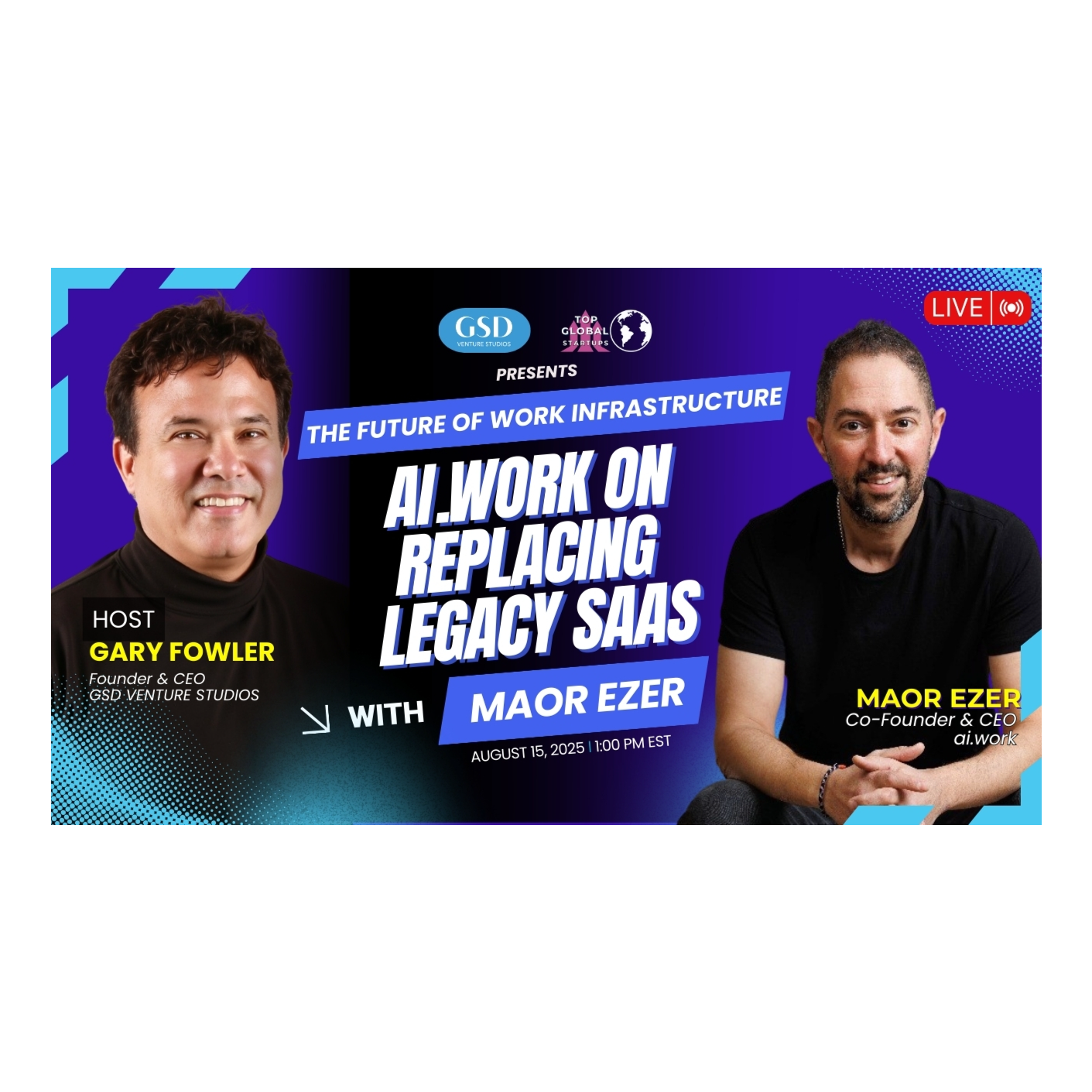 The Future of Work Infrastructure: Maor Ezer (ai.work) on Replacing Legacy SaaS episode artwork