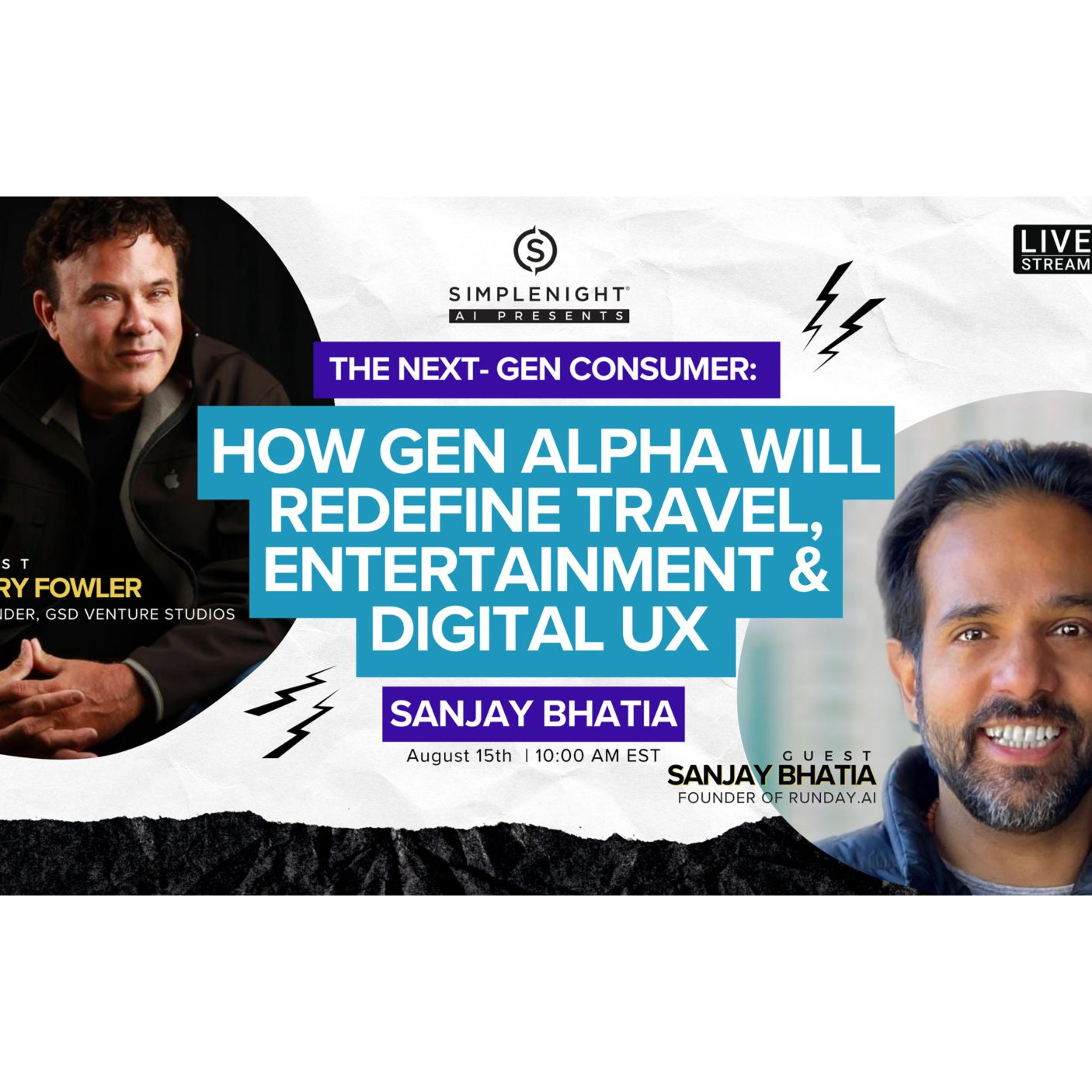 Simplenight AI Presents: Gen Alpha is Coming: What the Next Generation Wants in Experiences with Sanjay Bhatia episode artwork