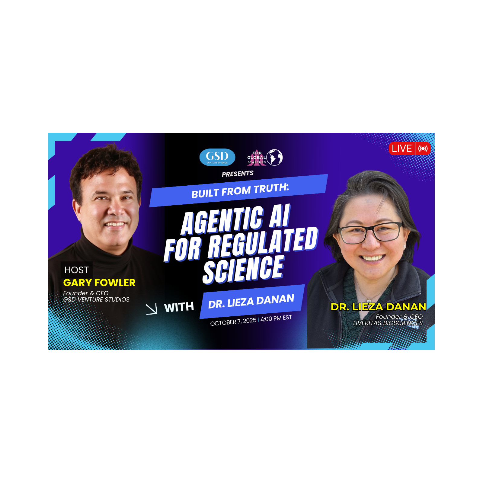 Built from Truth: Agentic AI for Regulated Science | Dr. Lieza Danan (LiVeritas) episode artwork