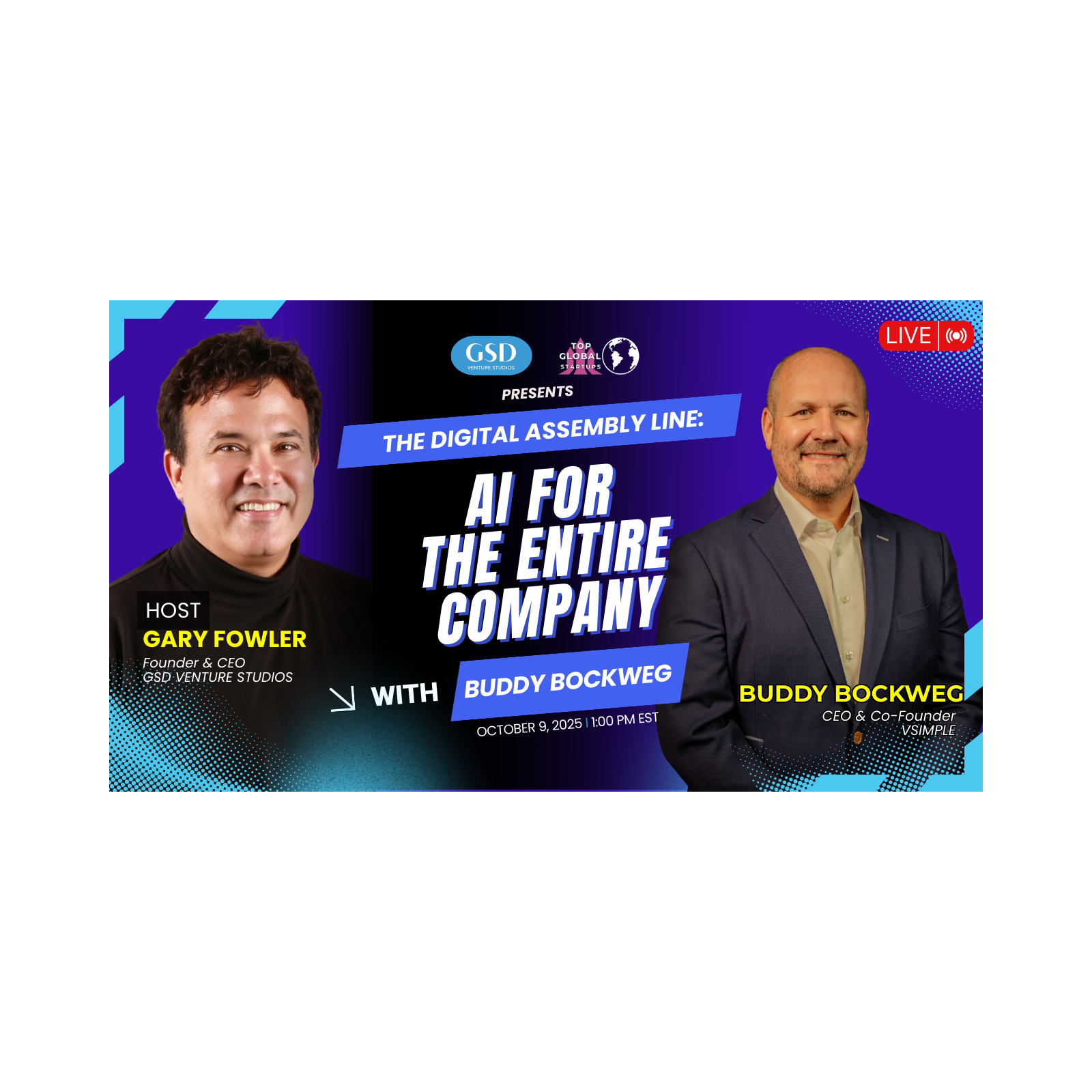  The Digital Assembly Line: AI for the Entire Company | Buddy Bockweg (Vsimple) with Buddy Bockweg episode artwork
