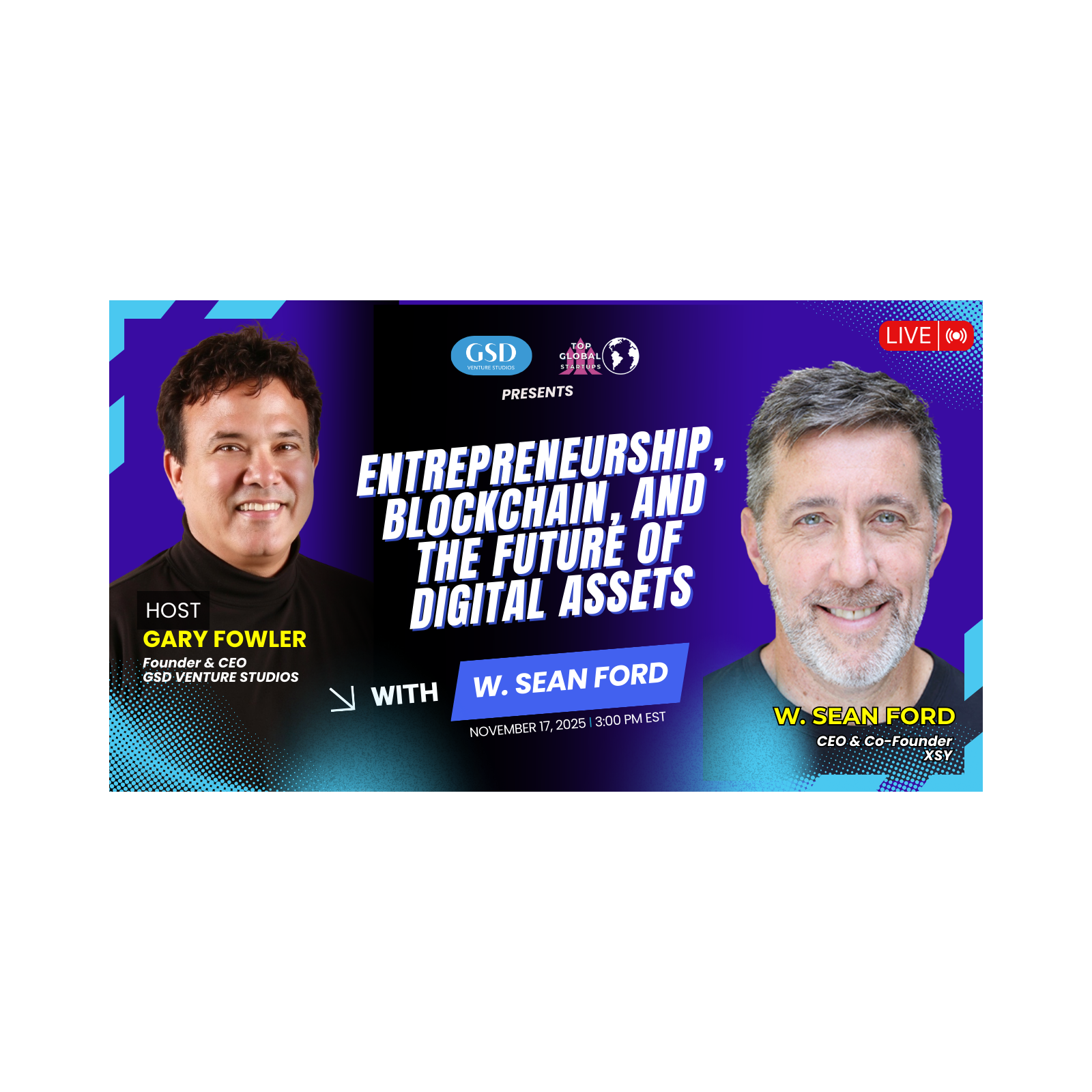 Entrepreneurship, Blockchain, and the Future of Digital Assets with W. Sean Ford episode artwork