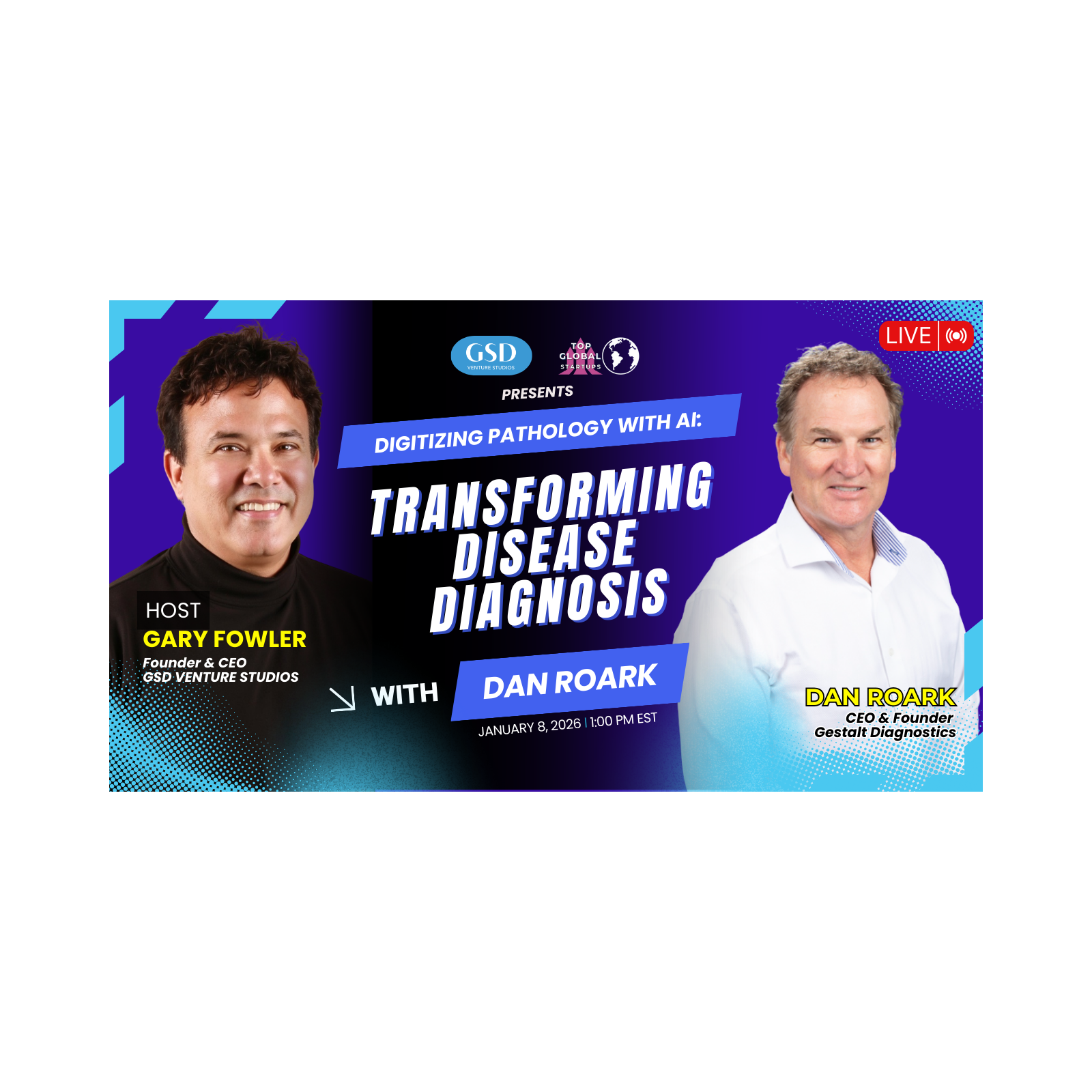 Digitizing Pathology with AI: Transforming Disease Diagnosis with Dan Roark episode artwork