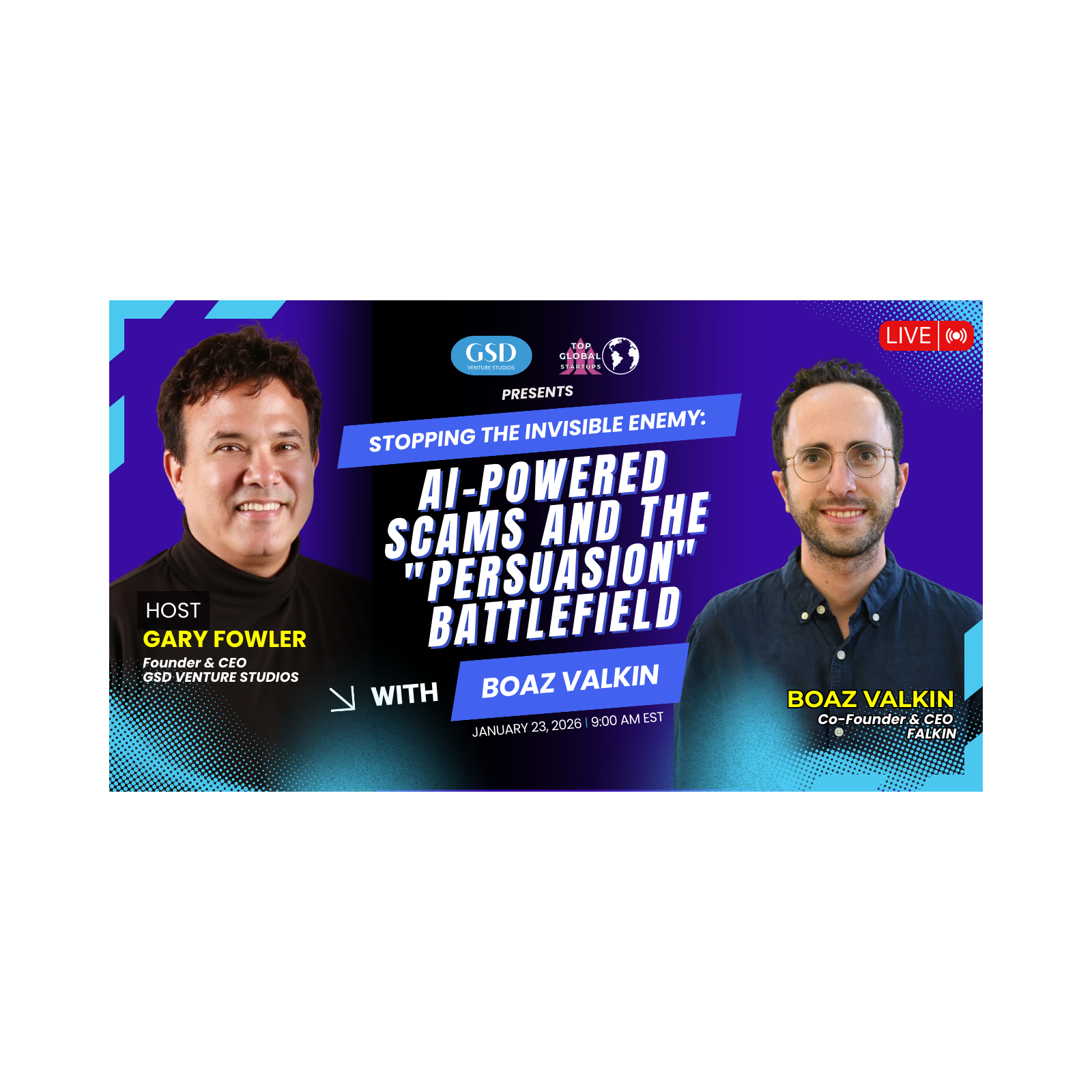 Stopping the Invisible Enemy: AI-Powered Scams and the "Persuasion" Battlefield with Boaz Valkin episode artwork
