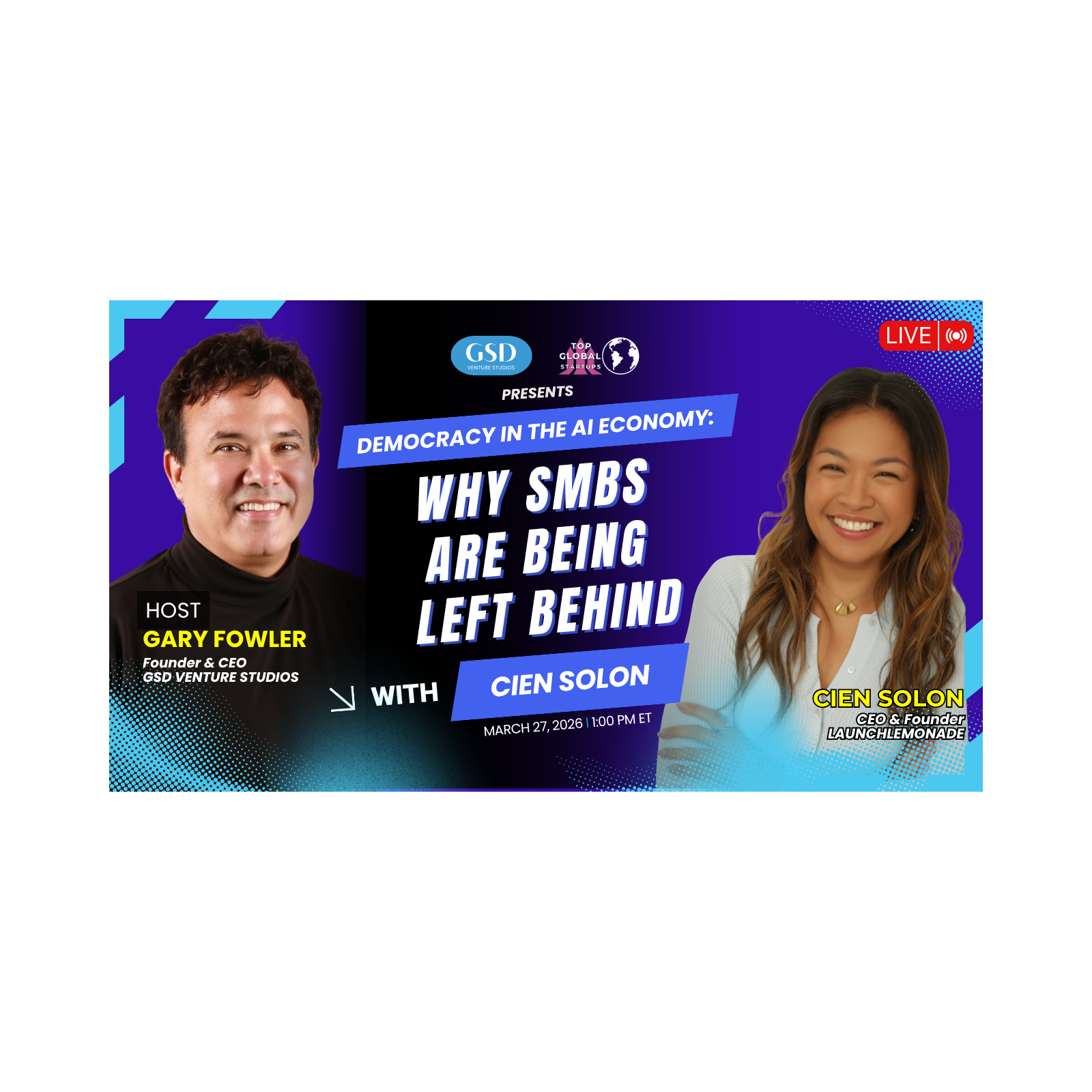 Democracy in the AI Economy: Why SMBs are Being Left Behind with Cien Solon episode artwork