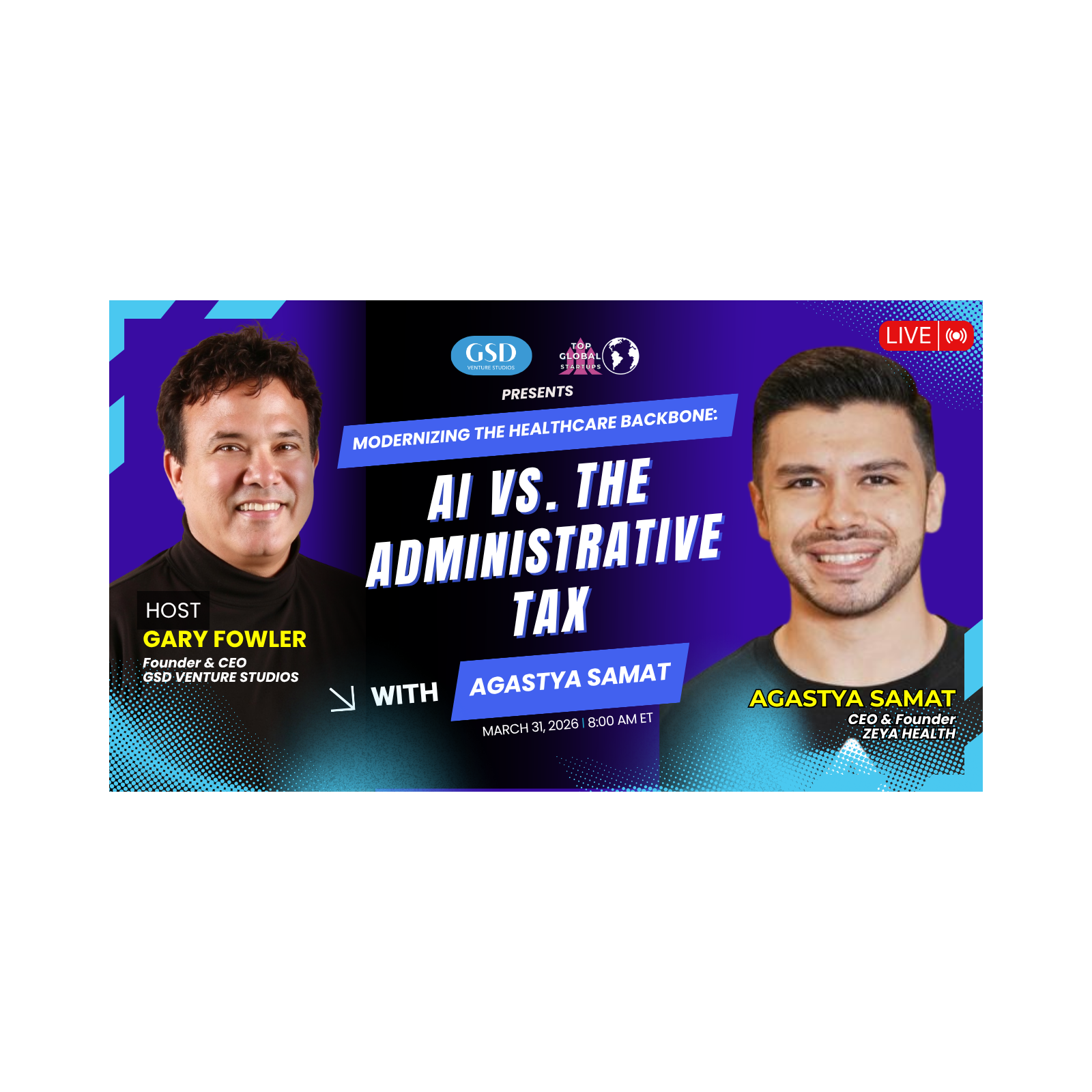Modernizing the Healthcare Backbone: AI vs. The Administrative Tax with Agastya Samat episode artwork