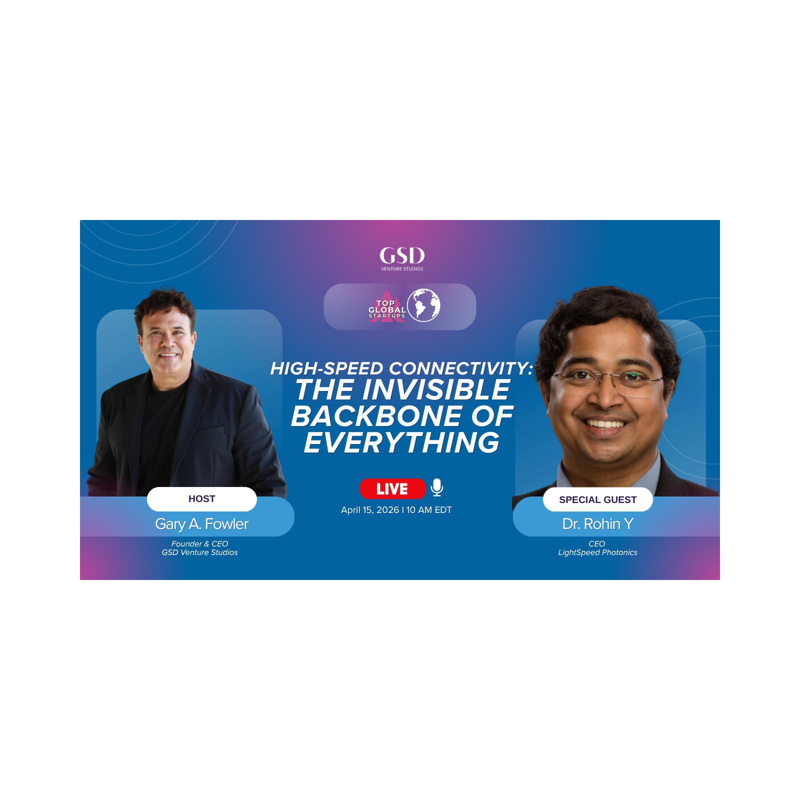 High-Speed Connectivity: The Invisible Backbone of Everything with Dr. Rohin Y episode artwork