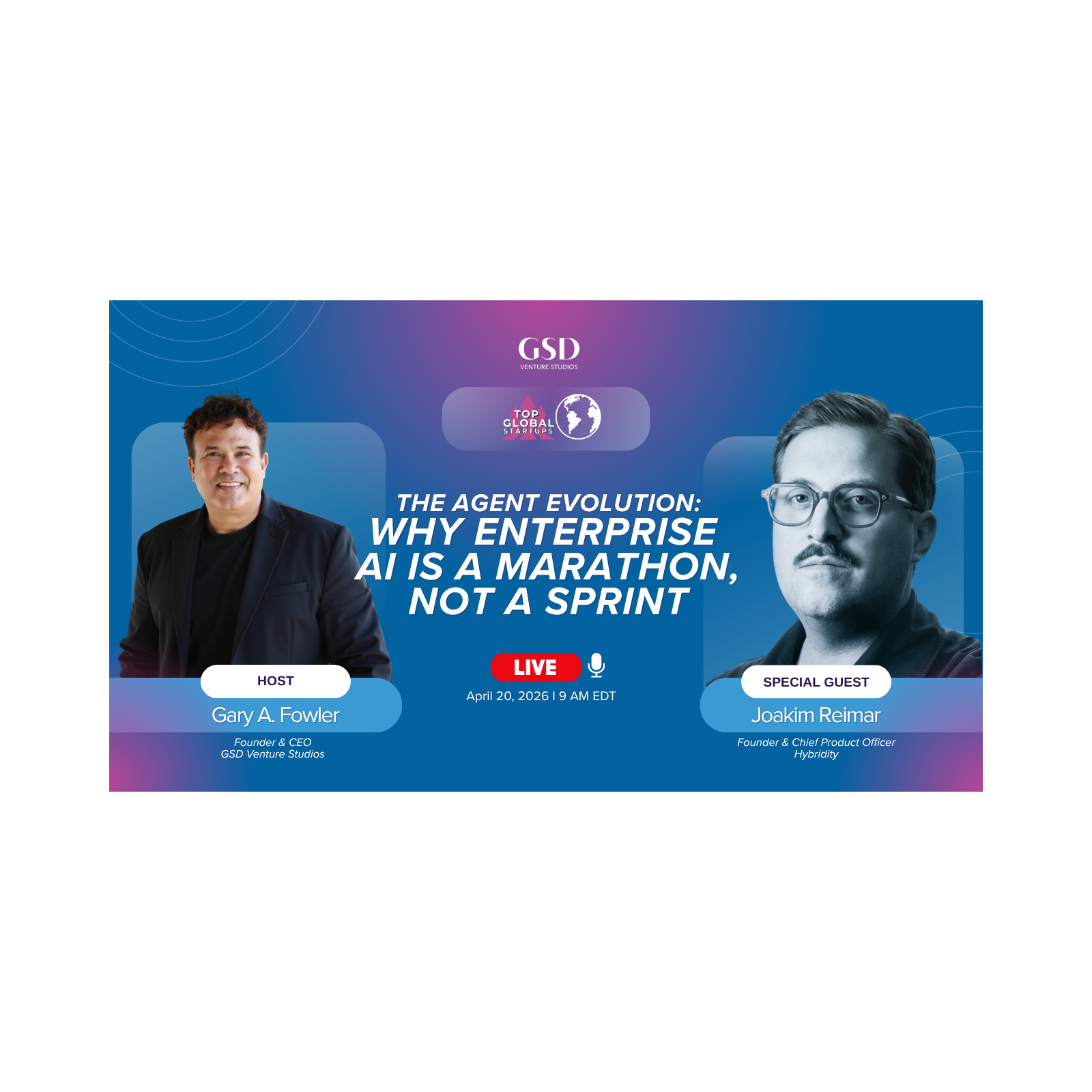 The Agent Evolution: Why Enterprise AI is a Marathon, Not a Sprint with Joakim Reimar episode artwork