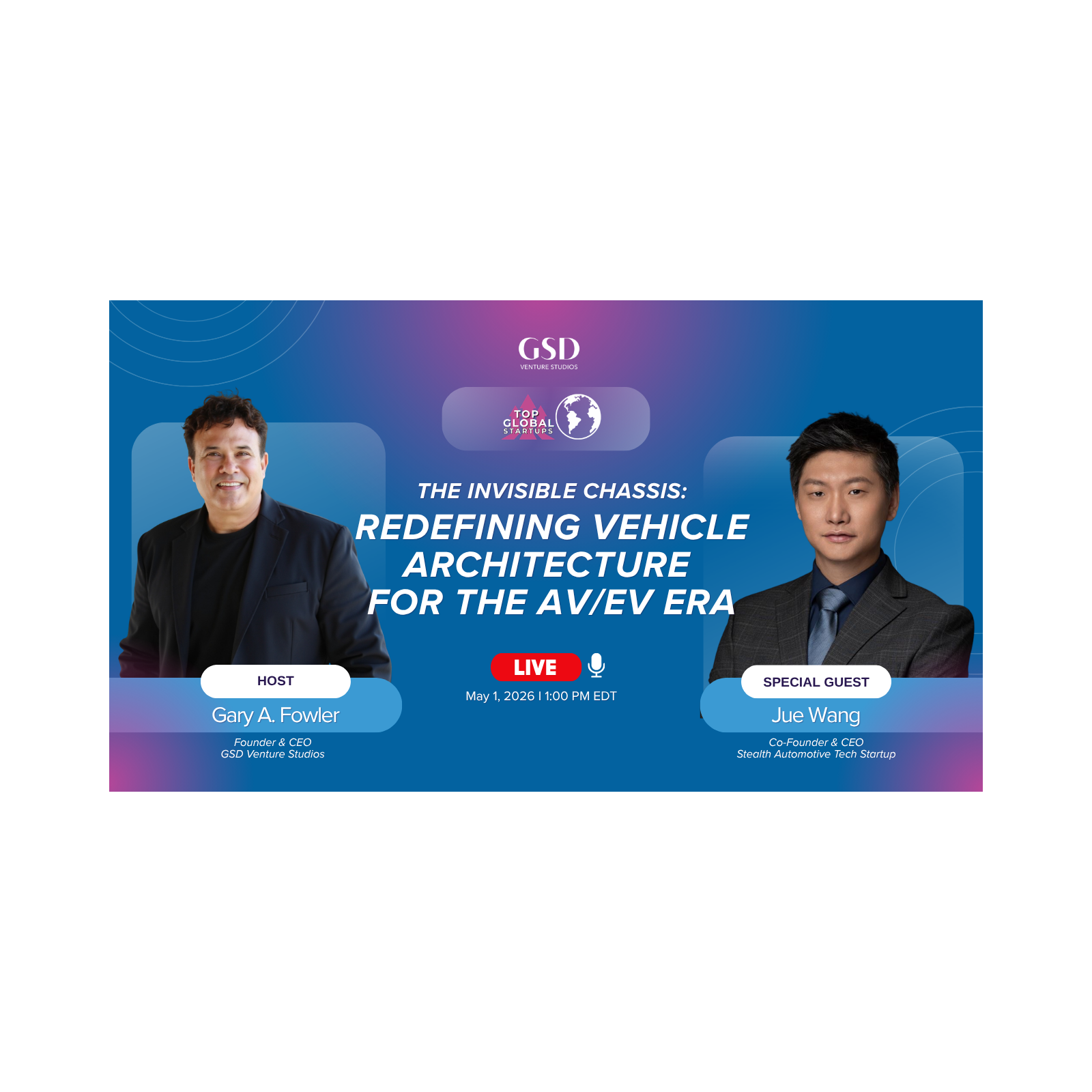The Invisible Chassis: Redefining Vehicle Architecture for the AV/EV Era with Jue Wang episode artwork