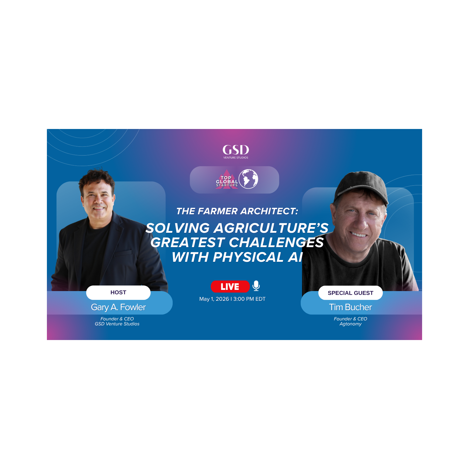 The Farmer Architect: Solving Agriculture’s Greatest Challenges with Physical AI with Tim Bucher episode artwork
