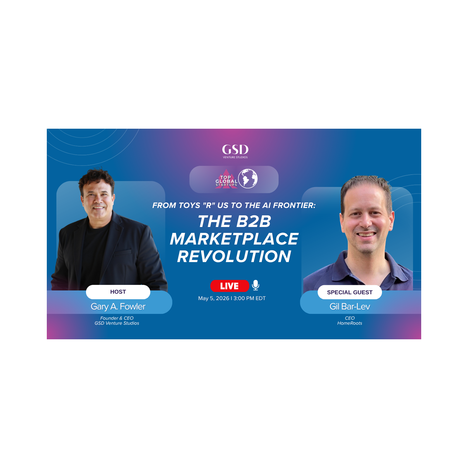From Toys "R" Us to the AI Frontier: The B2B Marketplace Revolution with Gil Bar-Lev episode artwork