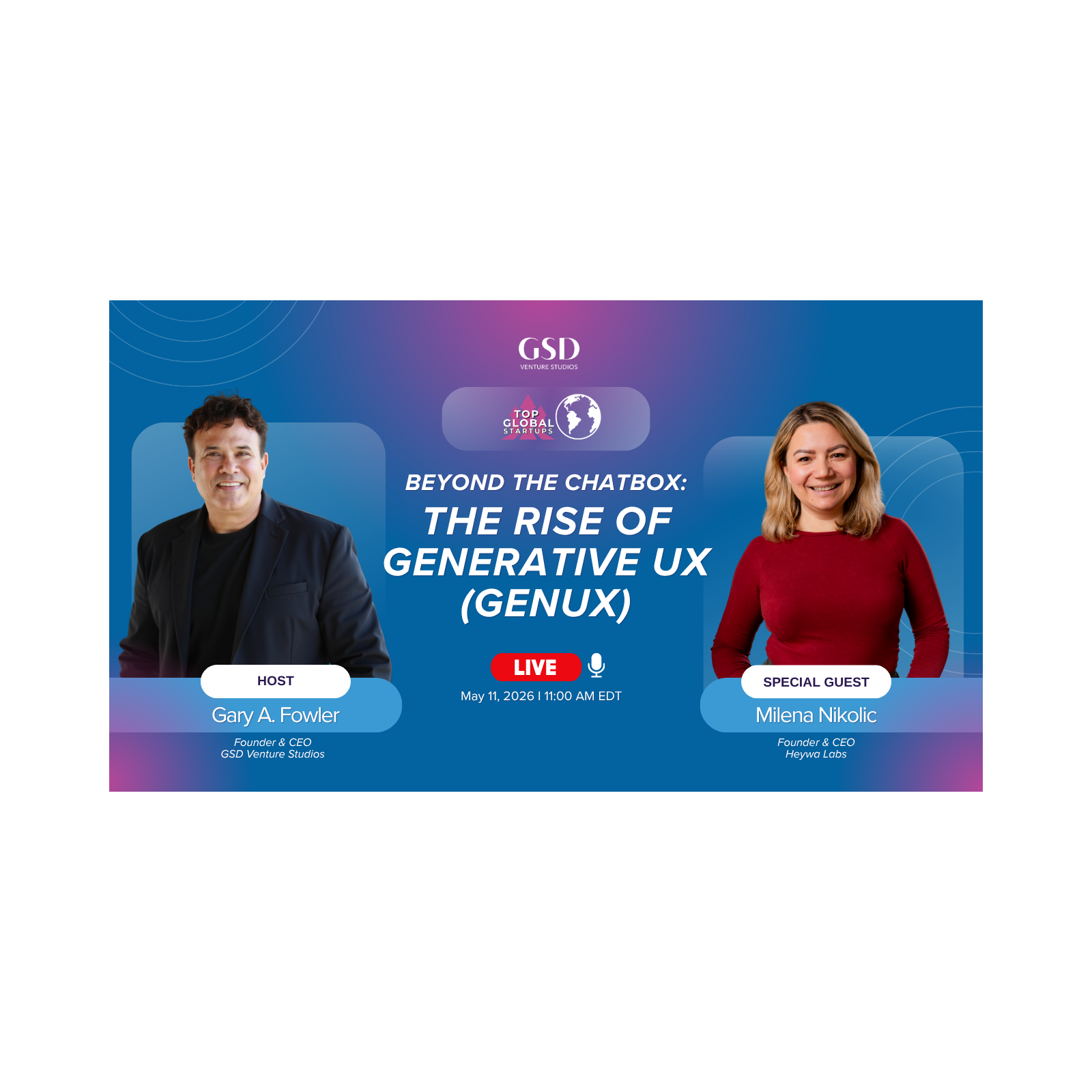 Beyond the Chatbox: The Rise of Generative UX (GenUX) with Milena Nikolic episode artwork