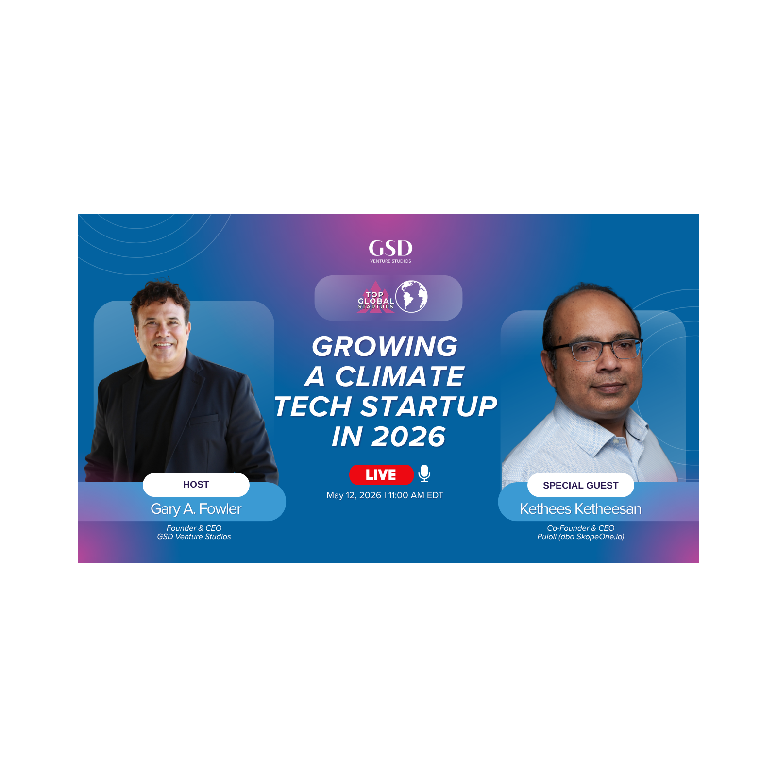 Growing a Climate Tech Startup in 2026 with Kethees Ketheesan episode artwork